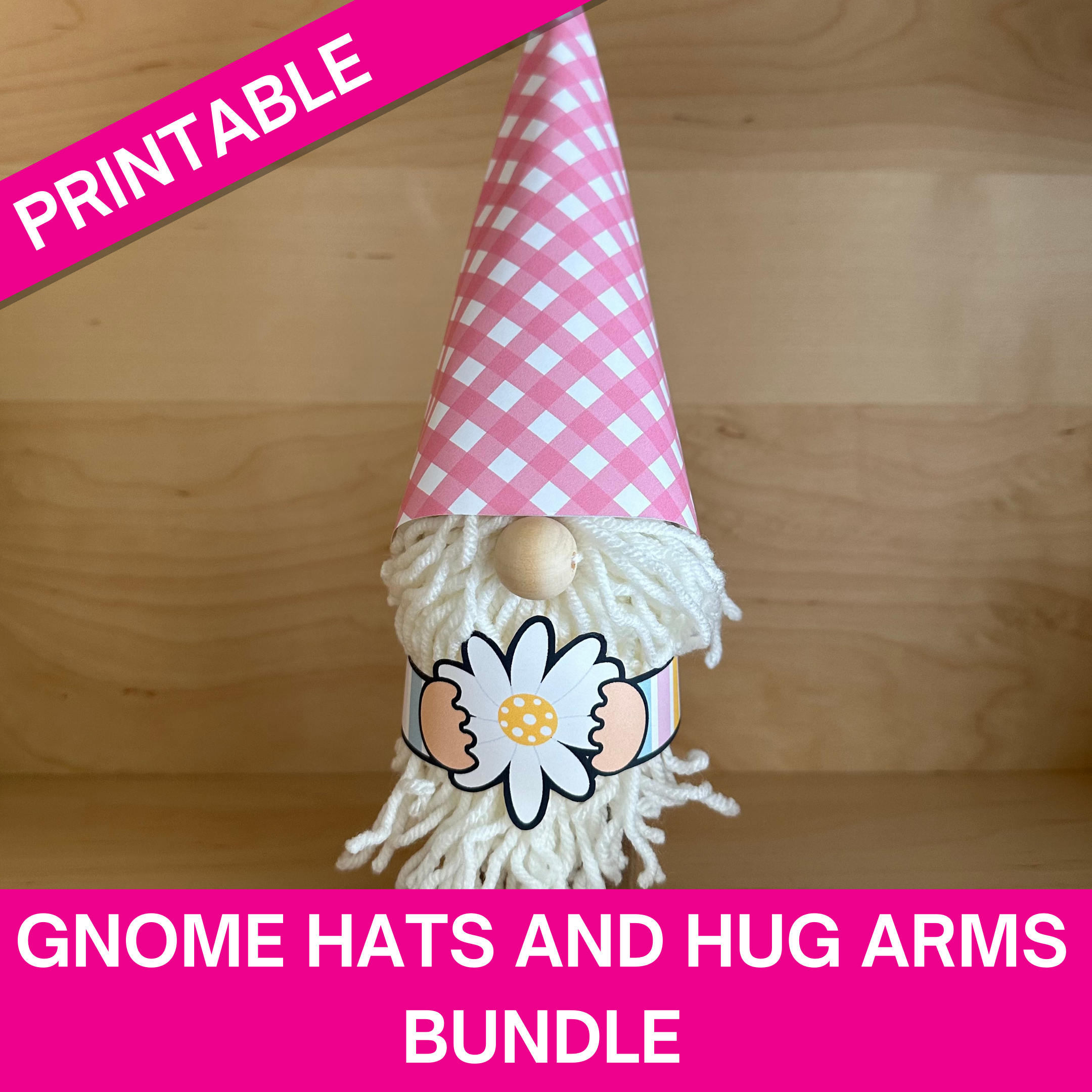 Spring Bloom Printables - Gnome Hats and Hug Arms MEGA BUNDLE