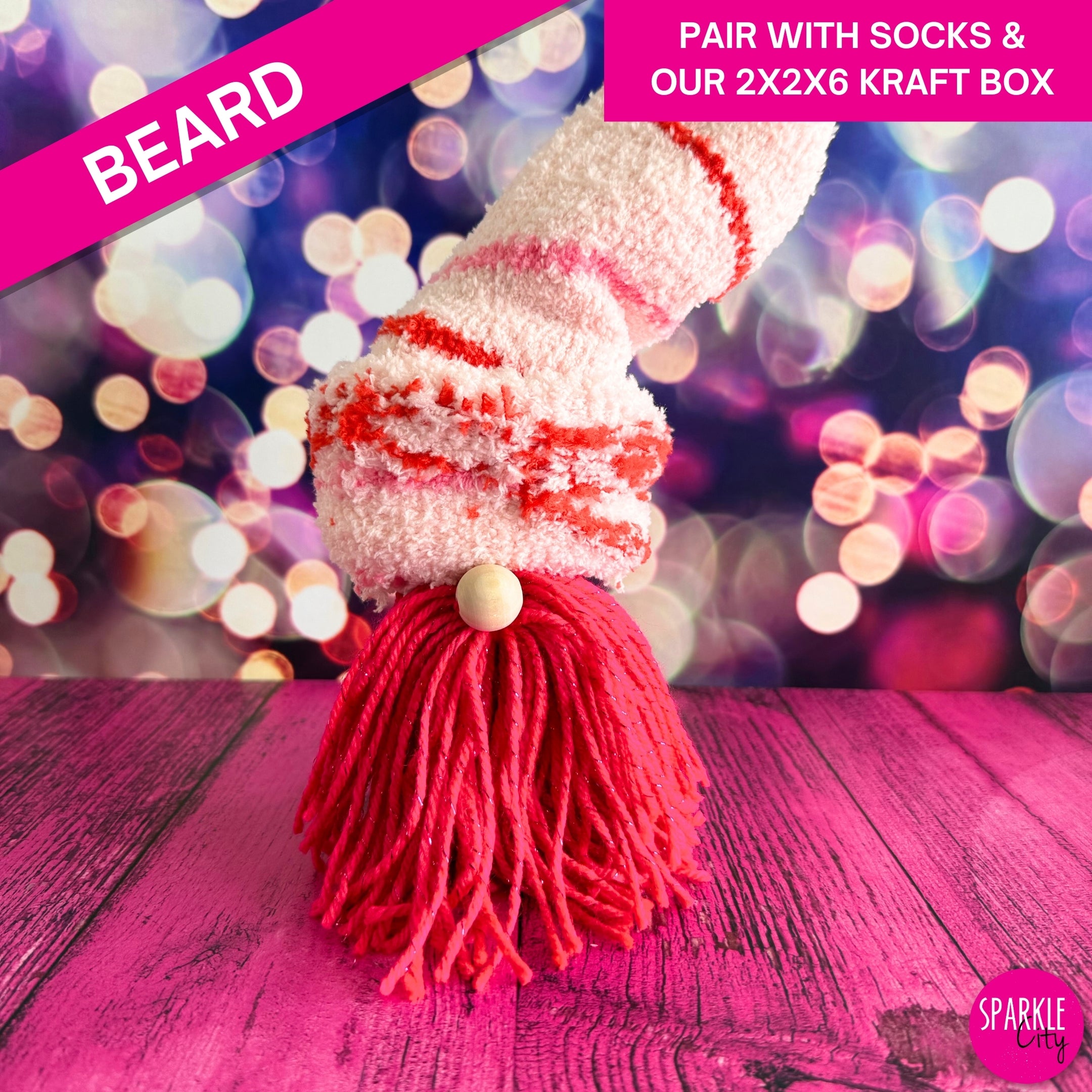 Pink Twinkle - Gnome Beard