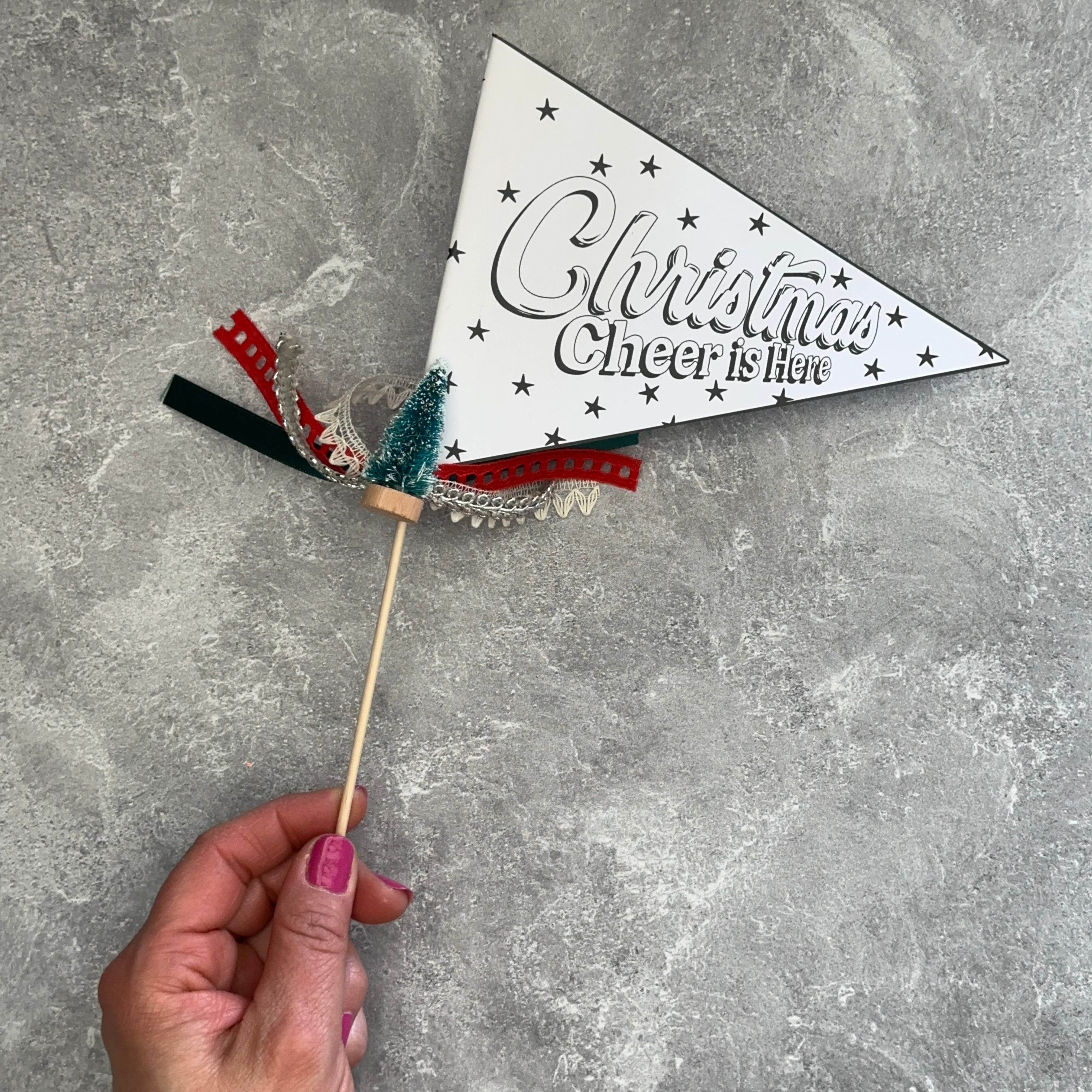 Winter Wishes Printables - Pennants - Christmas Cheer