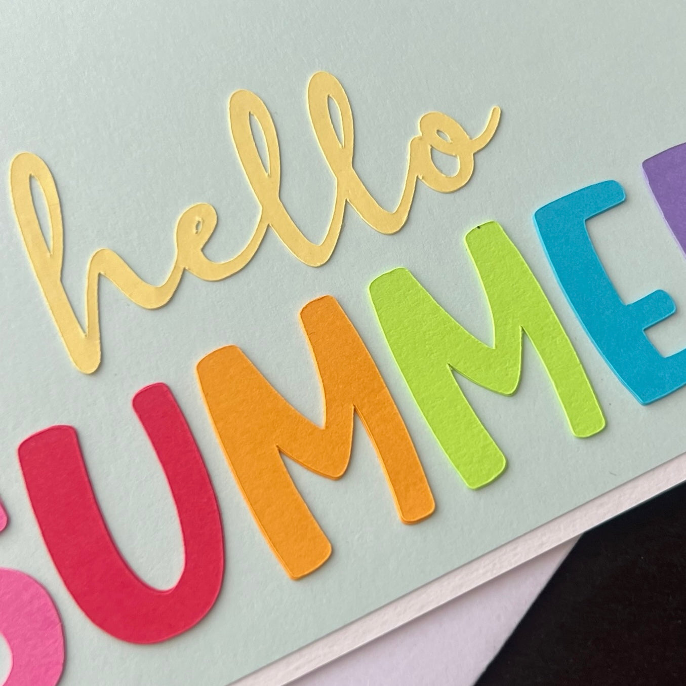 Hello Summer - Handmade Card