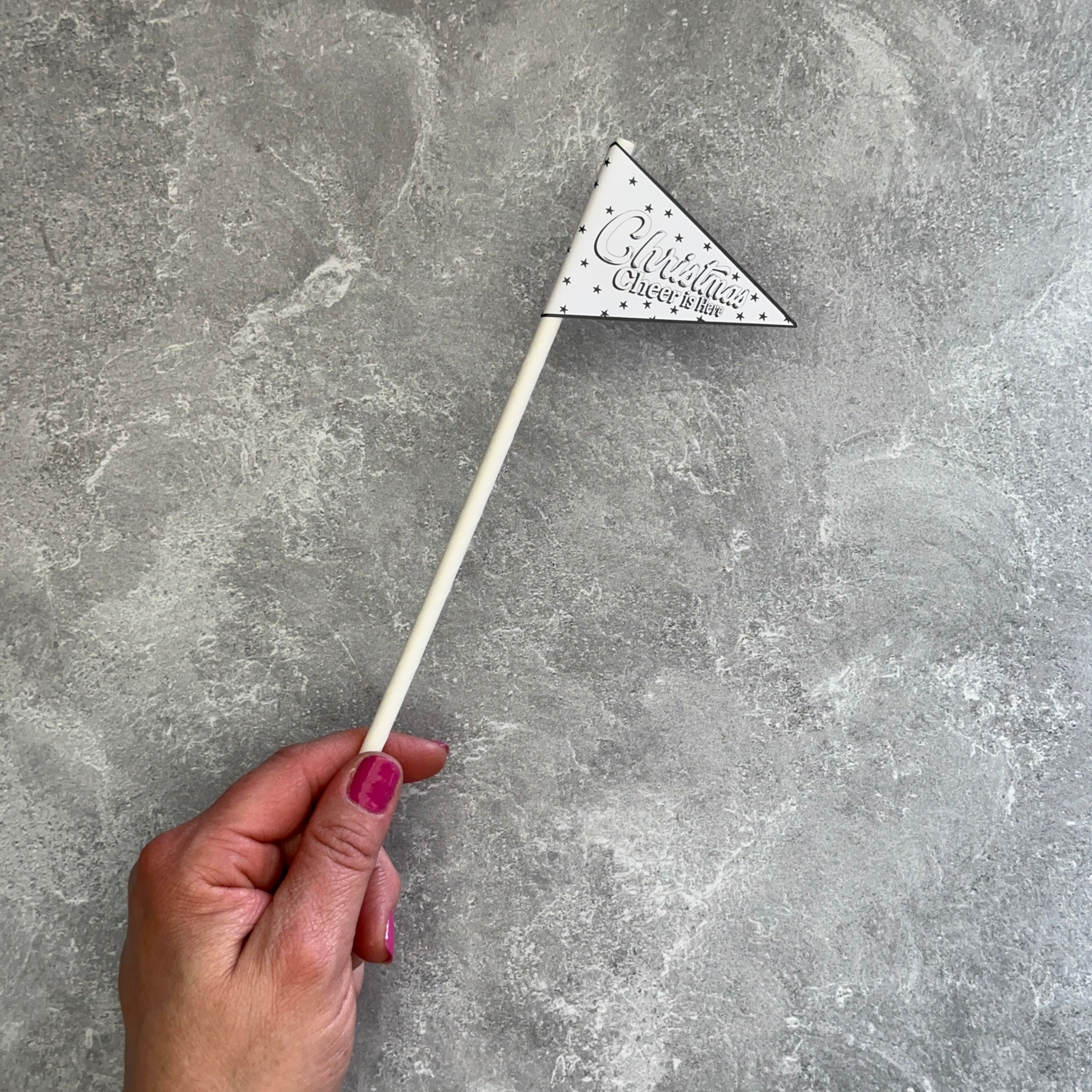 Winter Wishes Printables - Pennants - Christmas Cheer