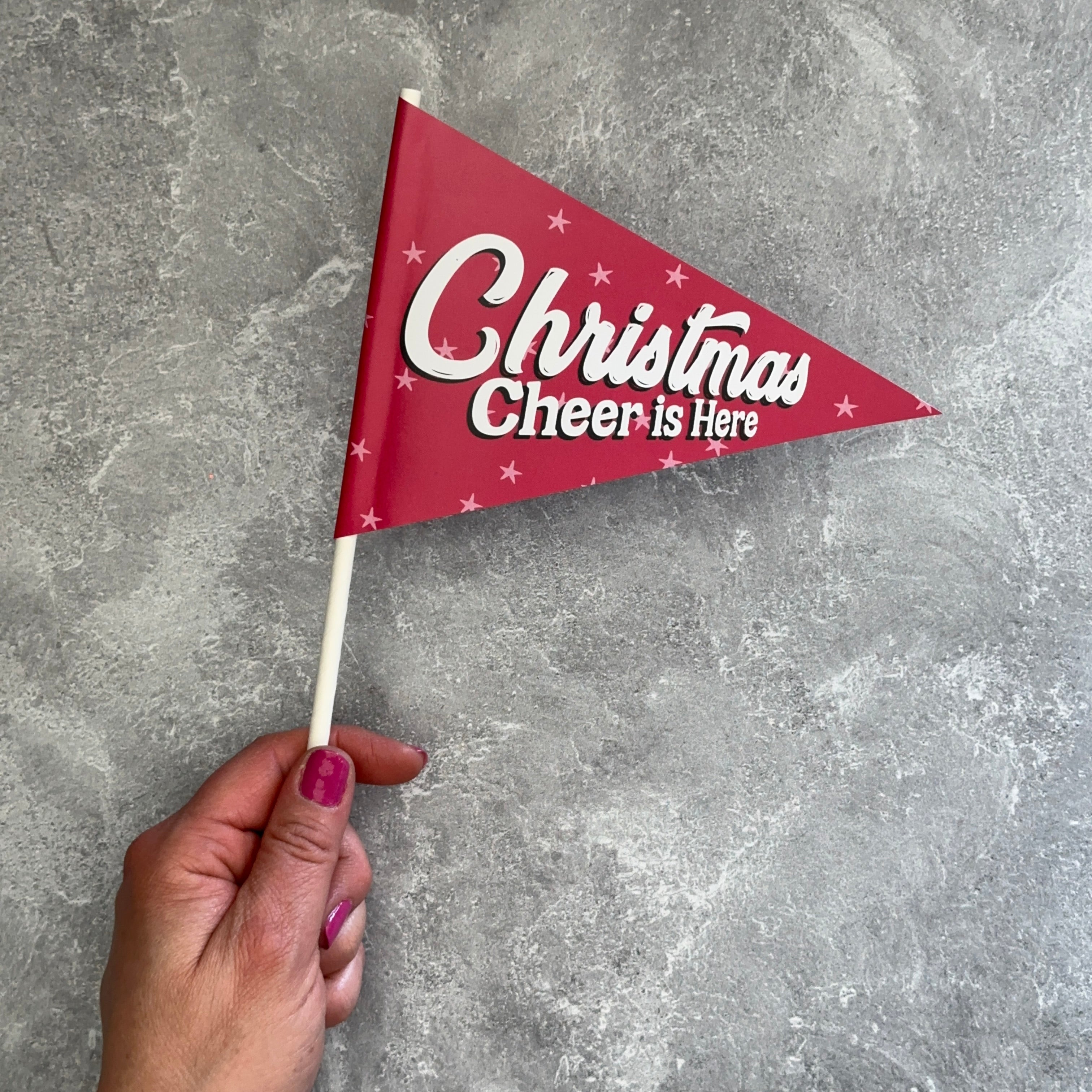 Winter Wishes Printables - Pennants - Christmas Cheer