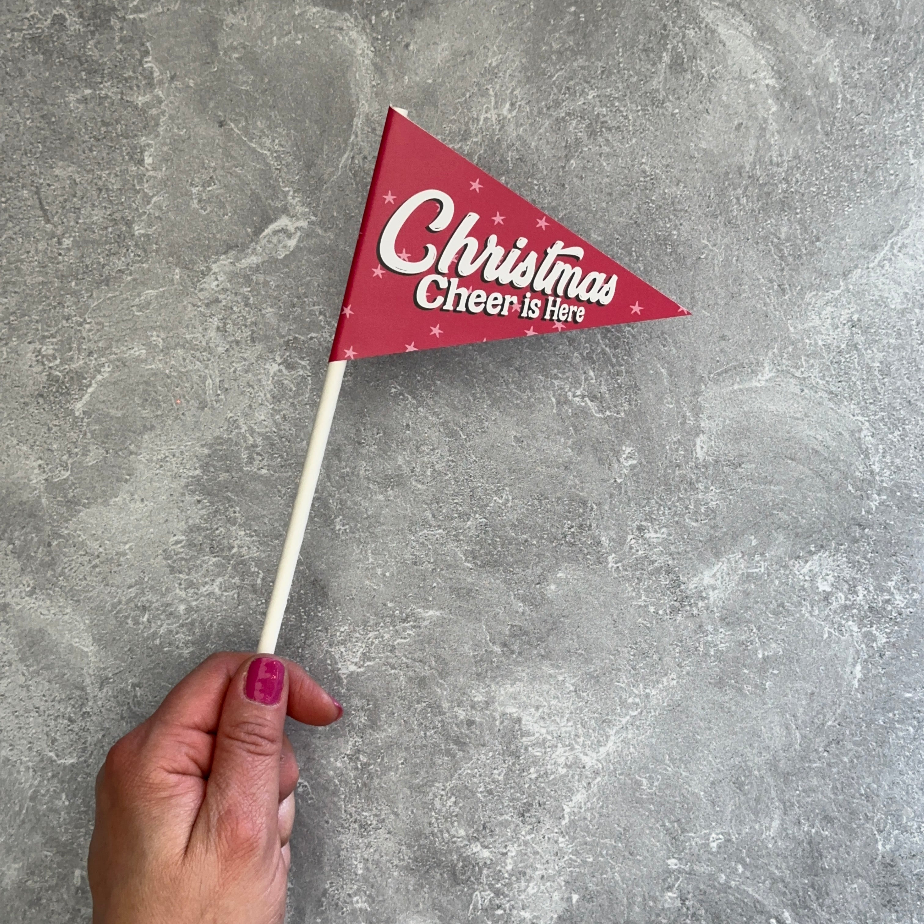 Winter Wishes Printables - Pennants - Christmas Cheer