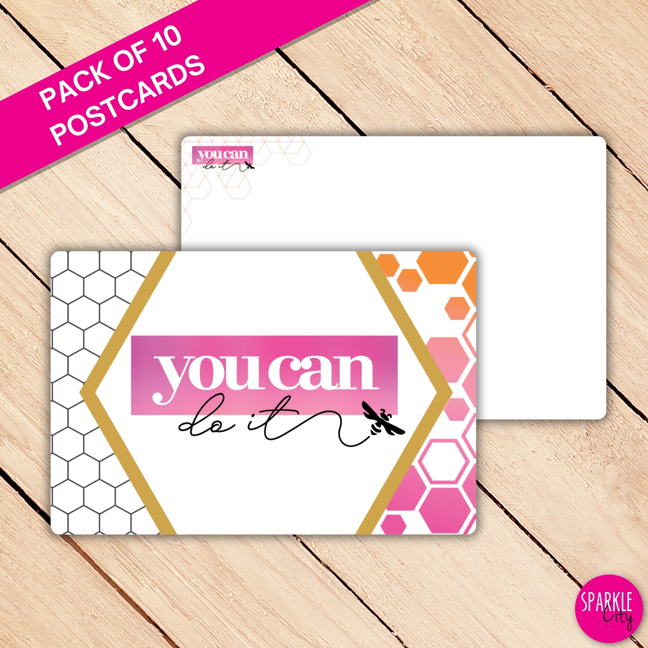 You Can Do It Bees - Postcard