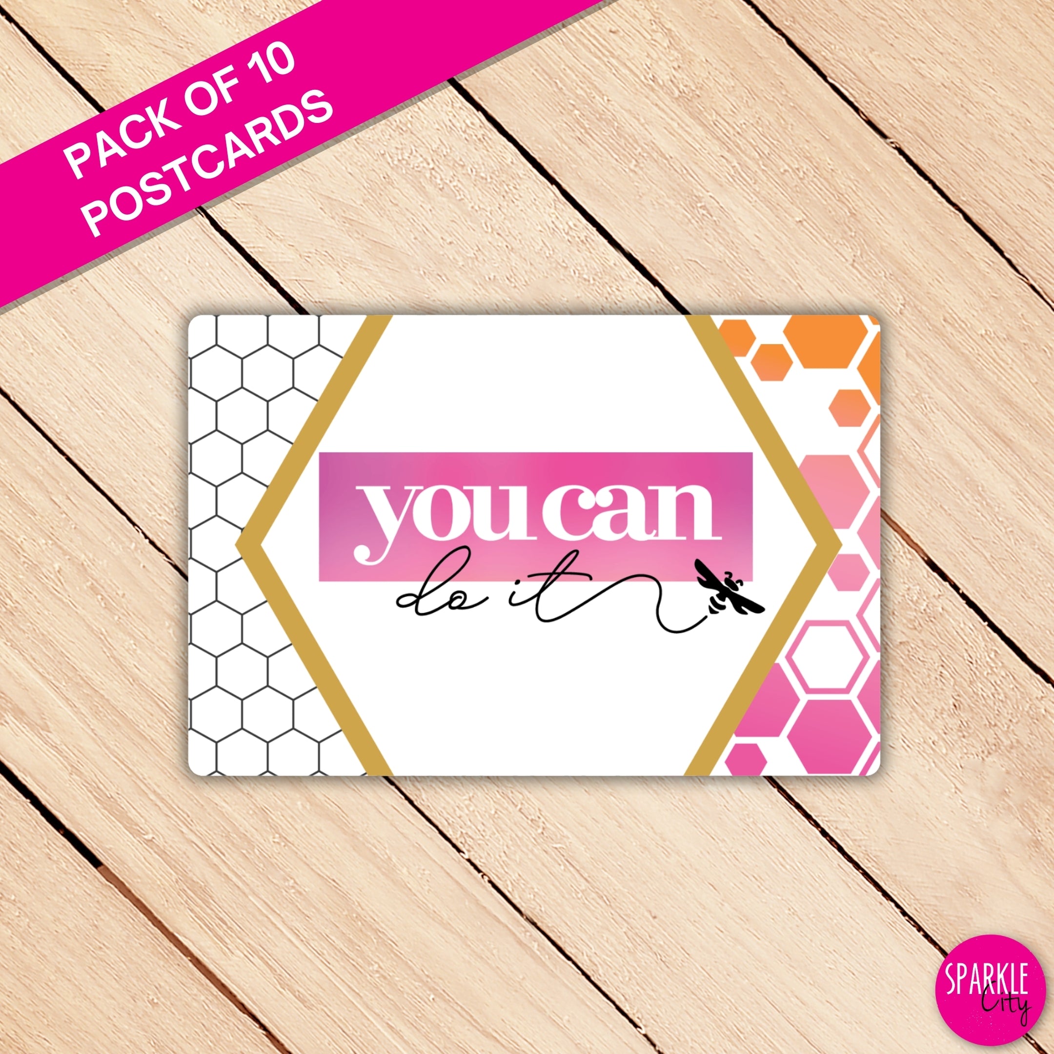 You Can Do It Bees - Postcard