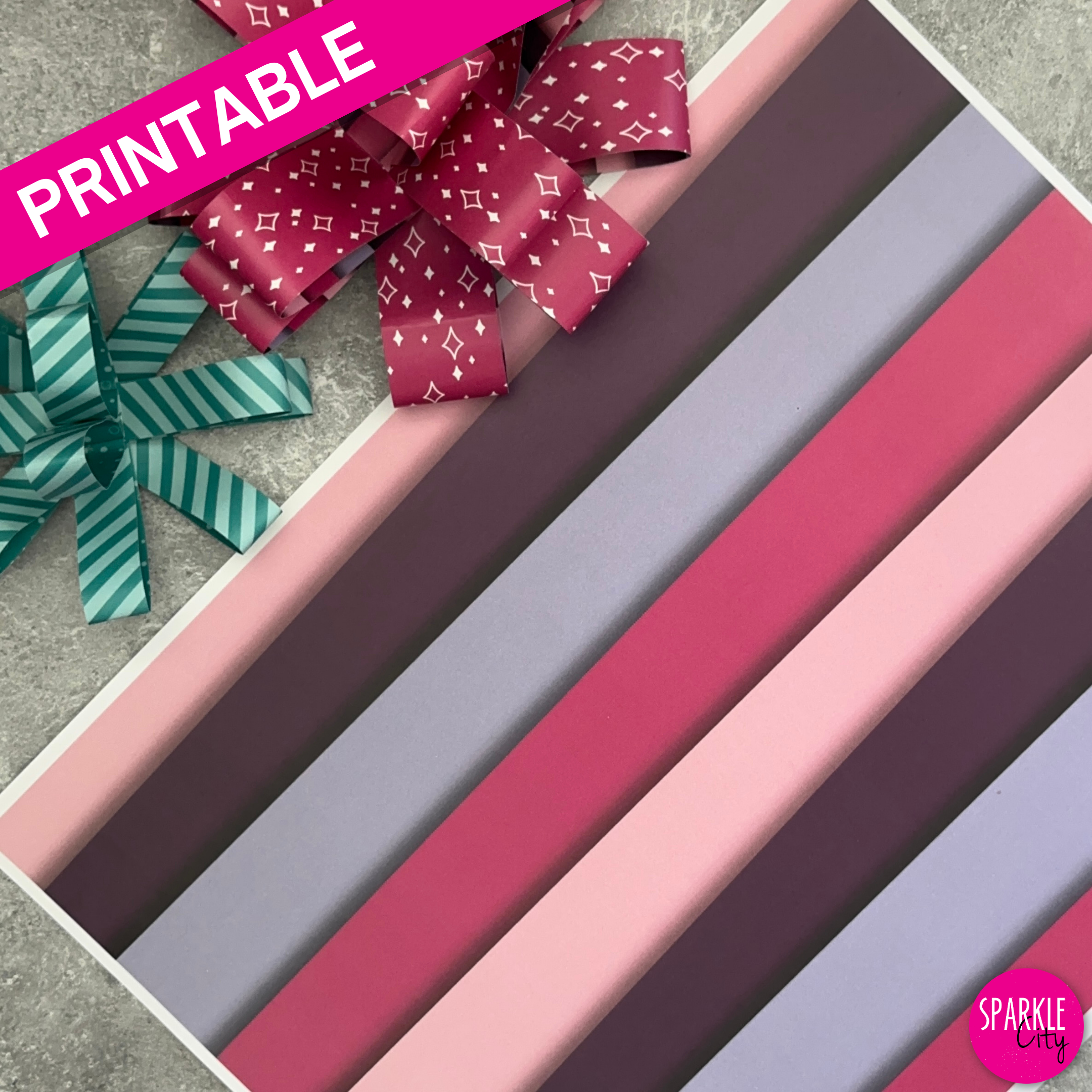 Winter Wishes Printables - Pattern Paper