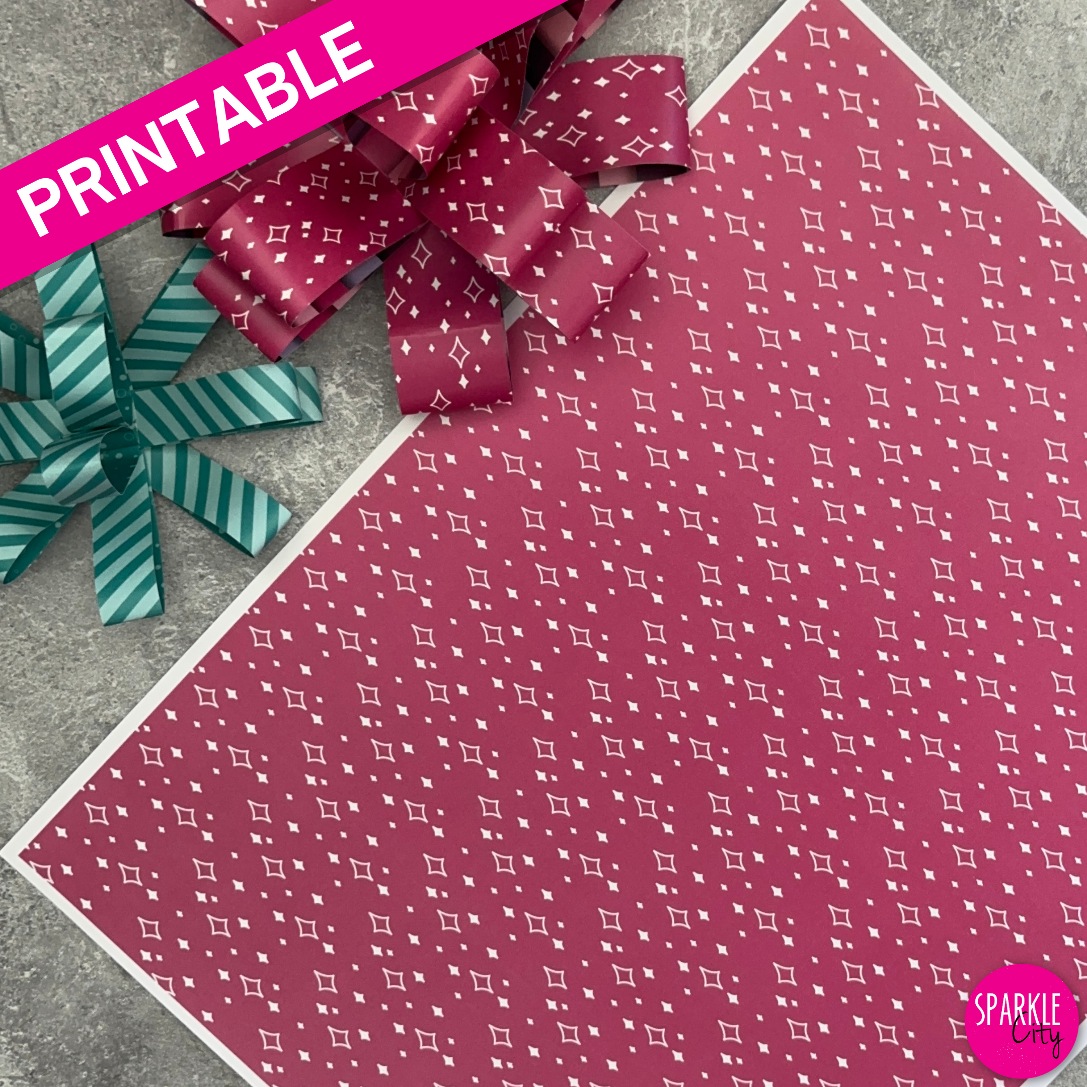 Winter Wishes Printables - Pattern Paper