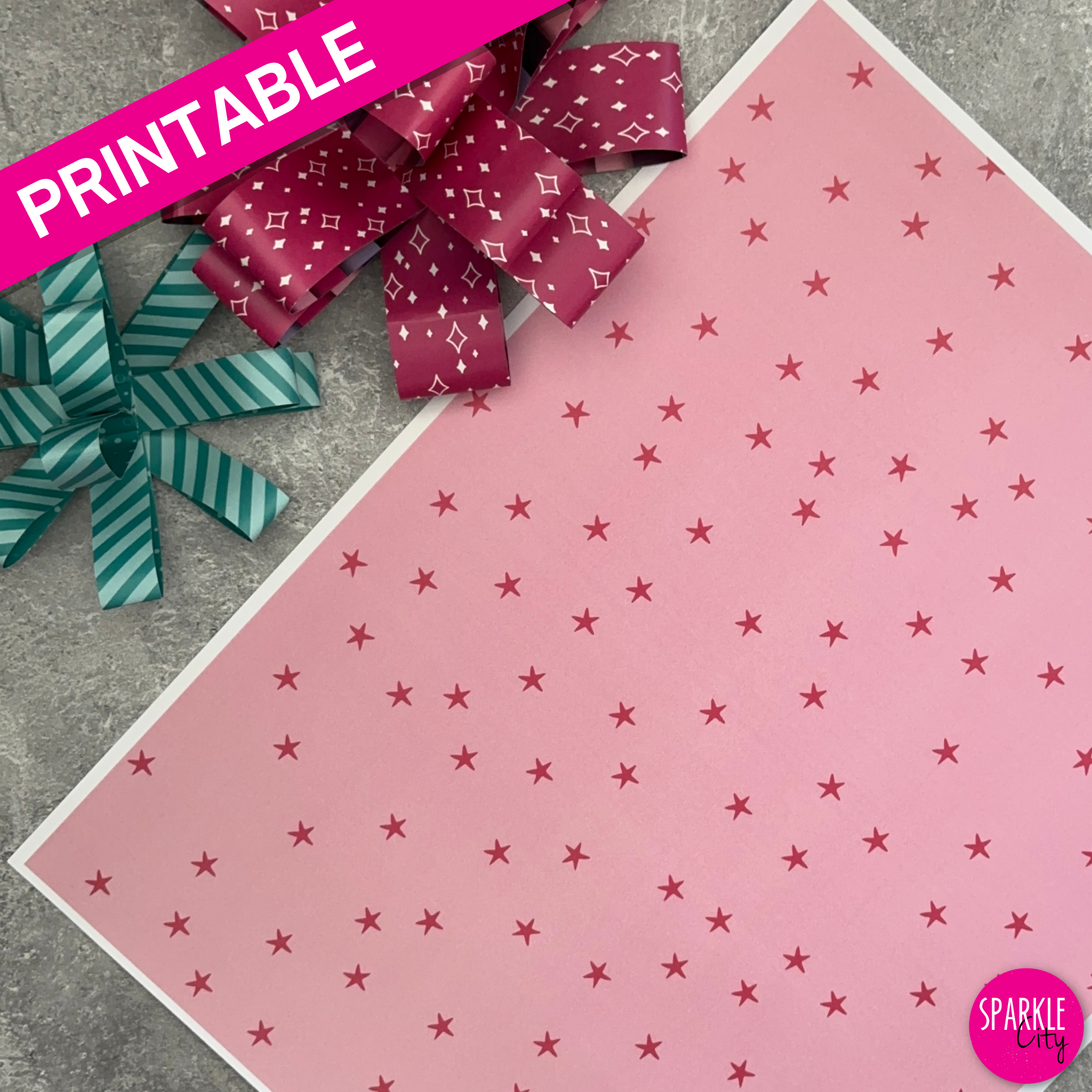 Winter Wishes Printables - Pattern Paper