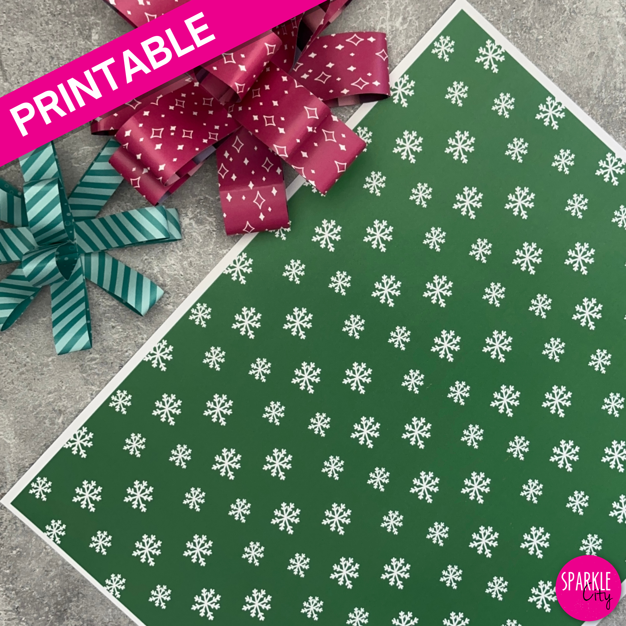 Winter Wishes Printables - Pattern Paper