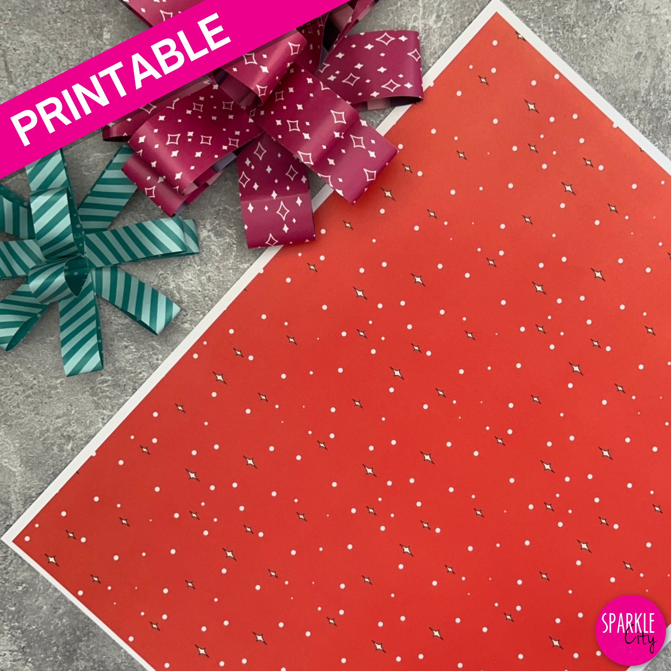Winter Wishes Printables - Pattern Paper