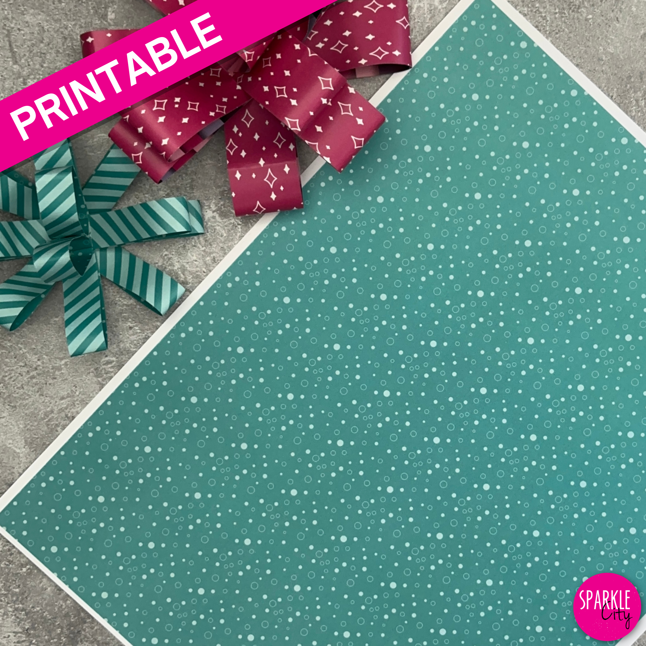 Winter Wishes Printables - Pattern Paper