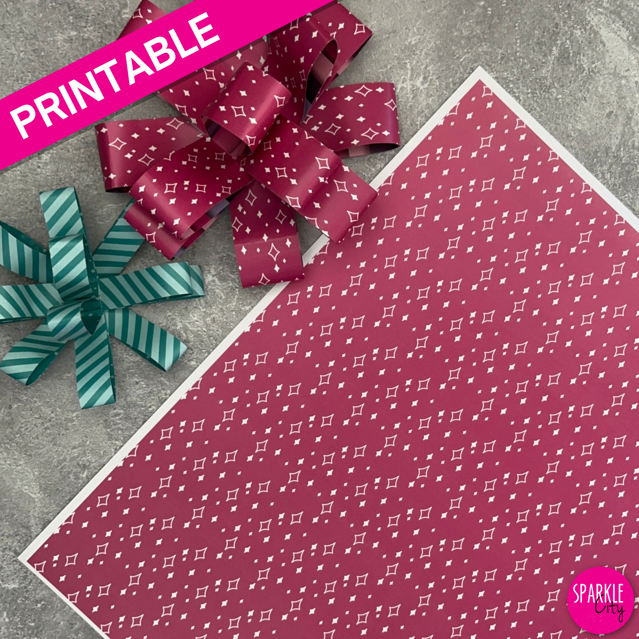 Winter Wishes Printables - Pattern Paper