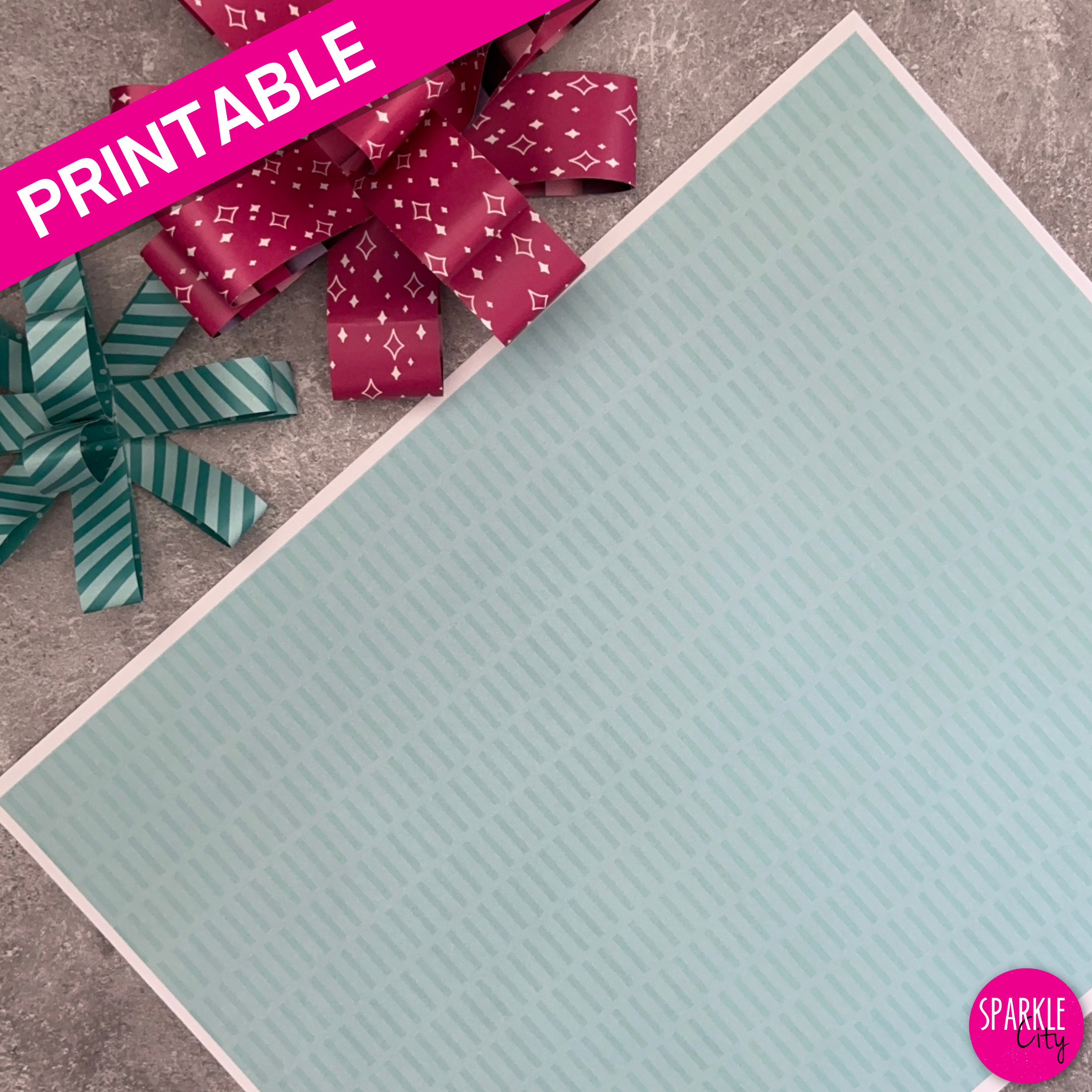 Winter Wishes Printables - Pattern Paper
