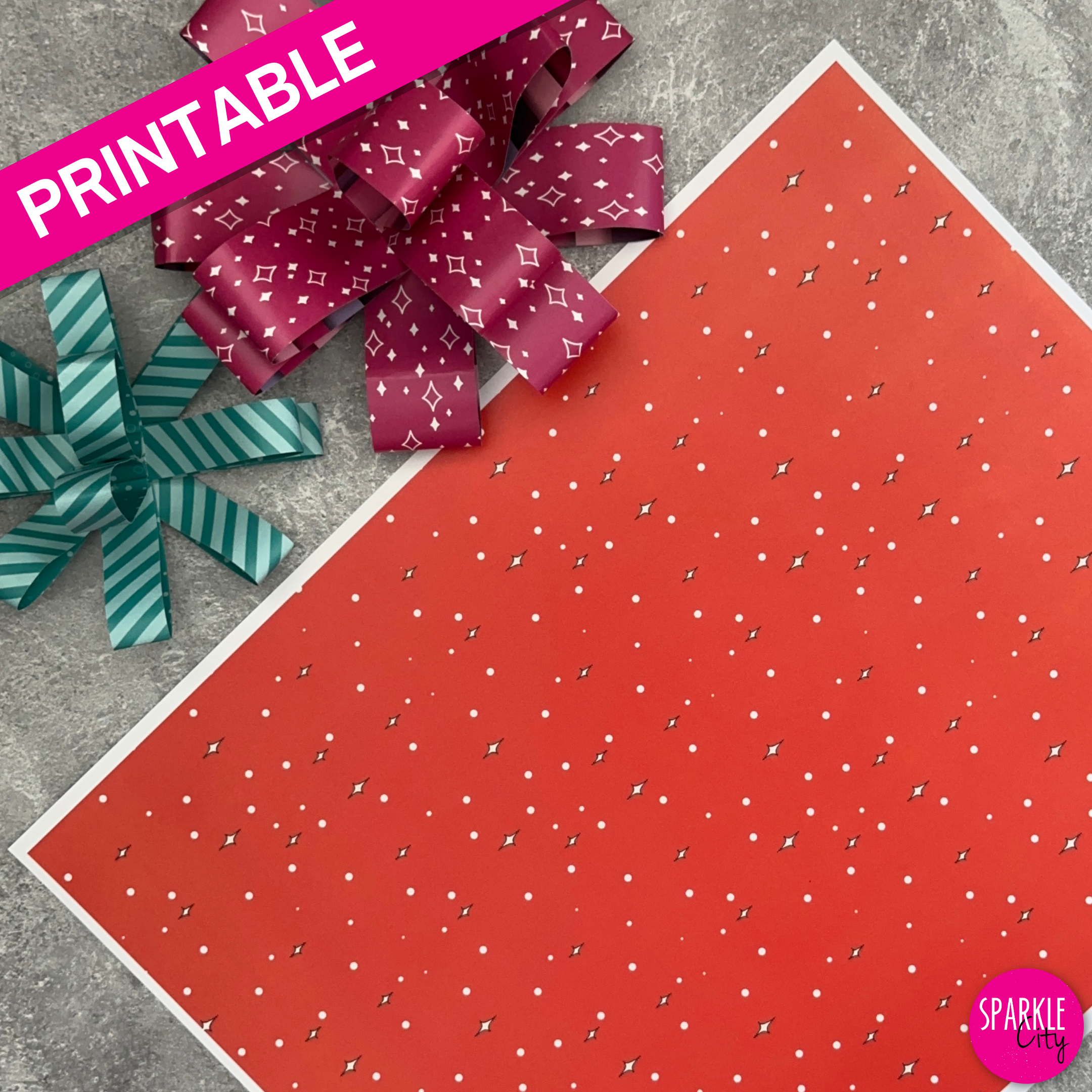 Winter Wishes Printables - Pattern Paper