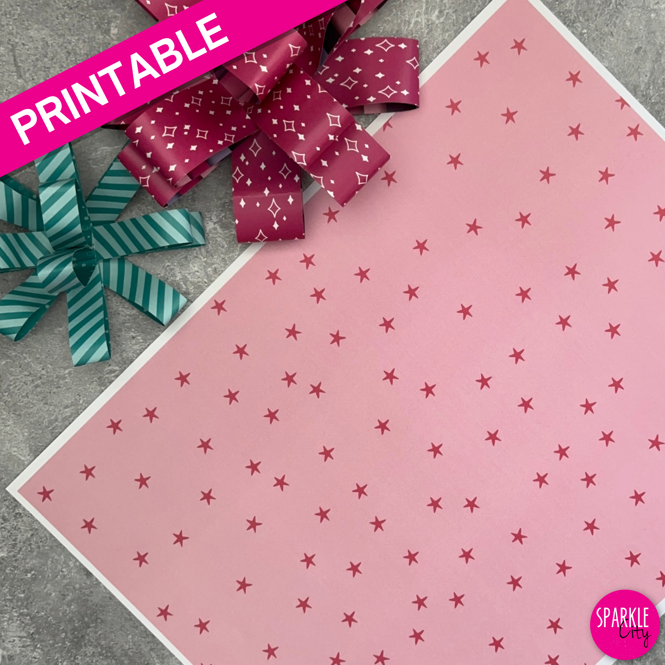 Winter Wishes Printables - Pattern Paper