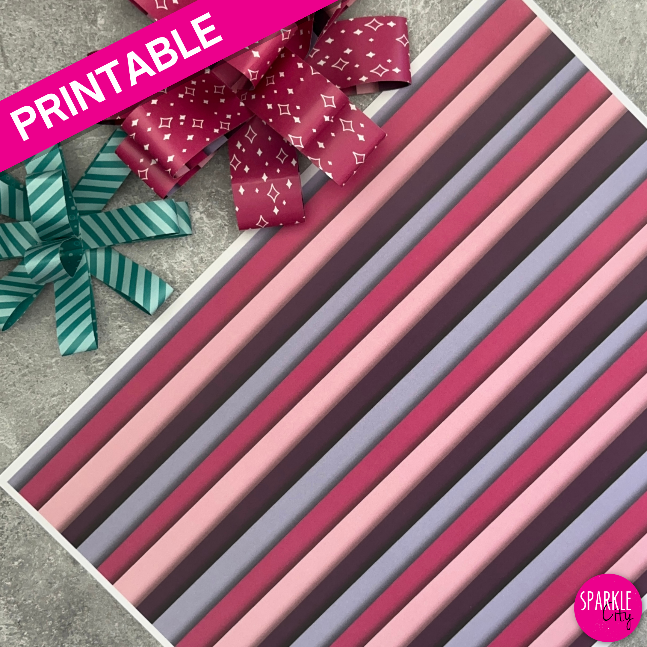 Winter Wishes Printables - Pattern Paper