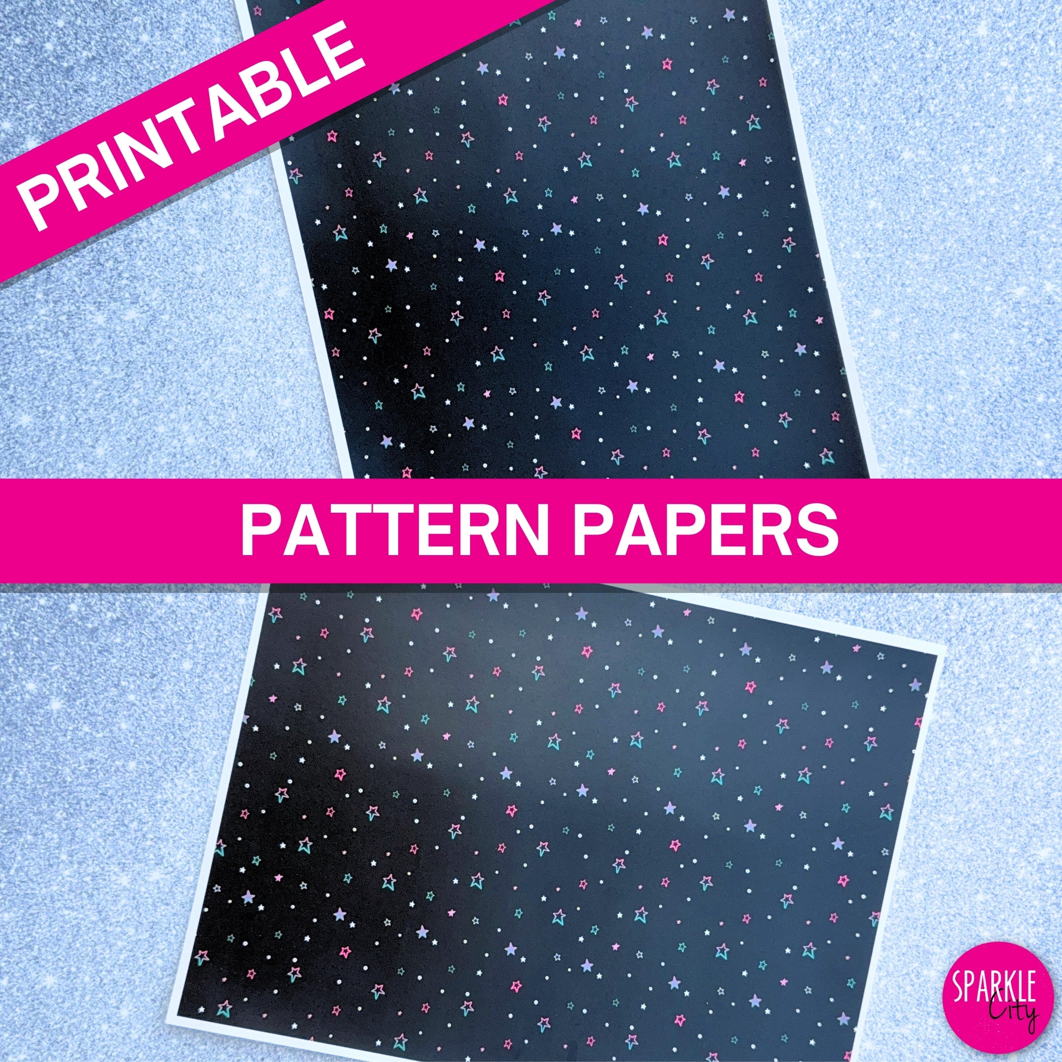 Make Today Amazing - Pattern Papers, Tags and Belly Bands MEGA BUNDLE