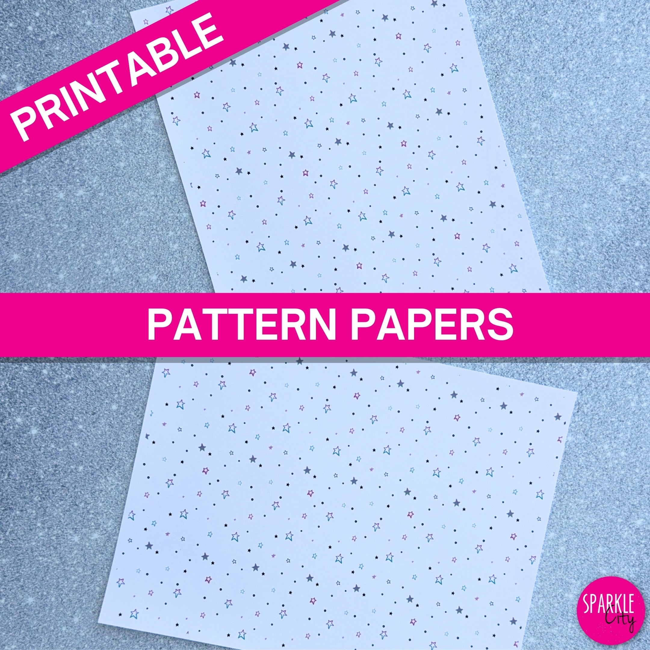 Make Today Amazing - Pattern Papers, Tags and Belly Bands MEGA BUNDLE