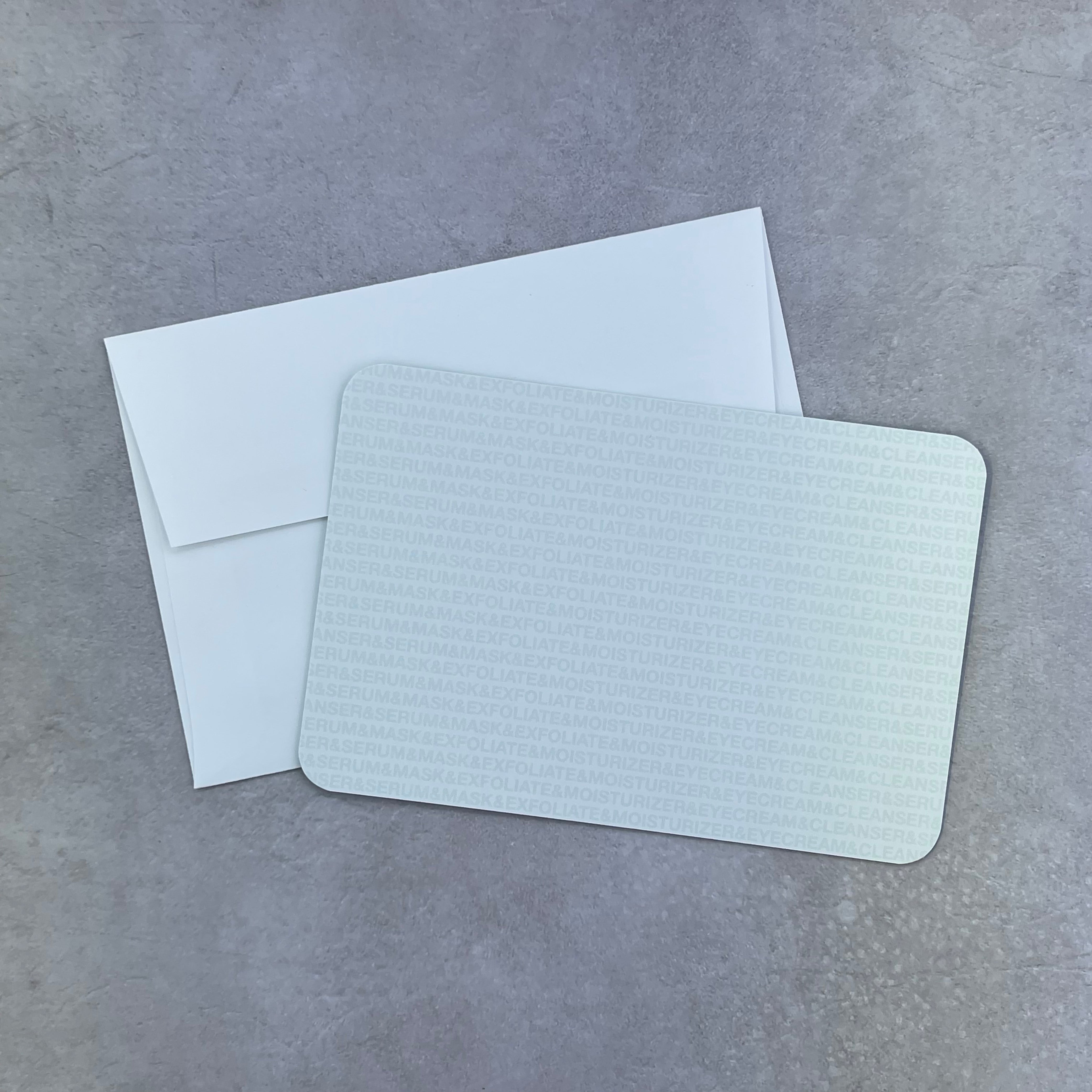 Cleanser&... Notecard Sets