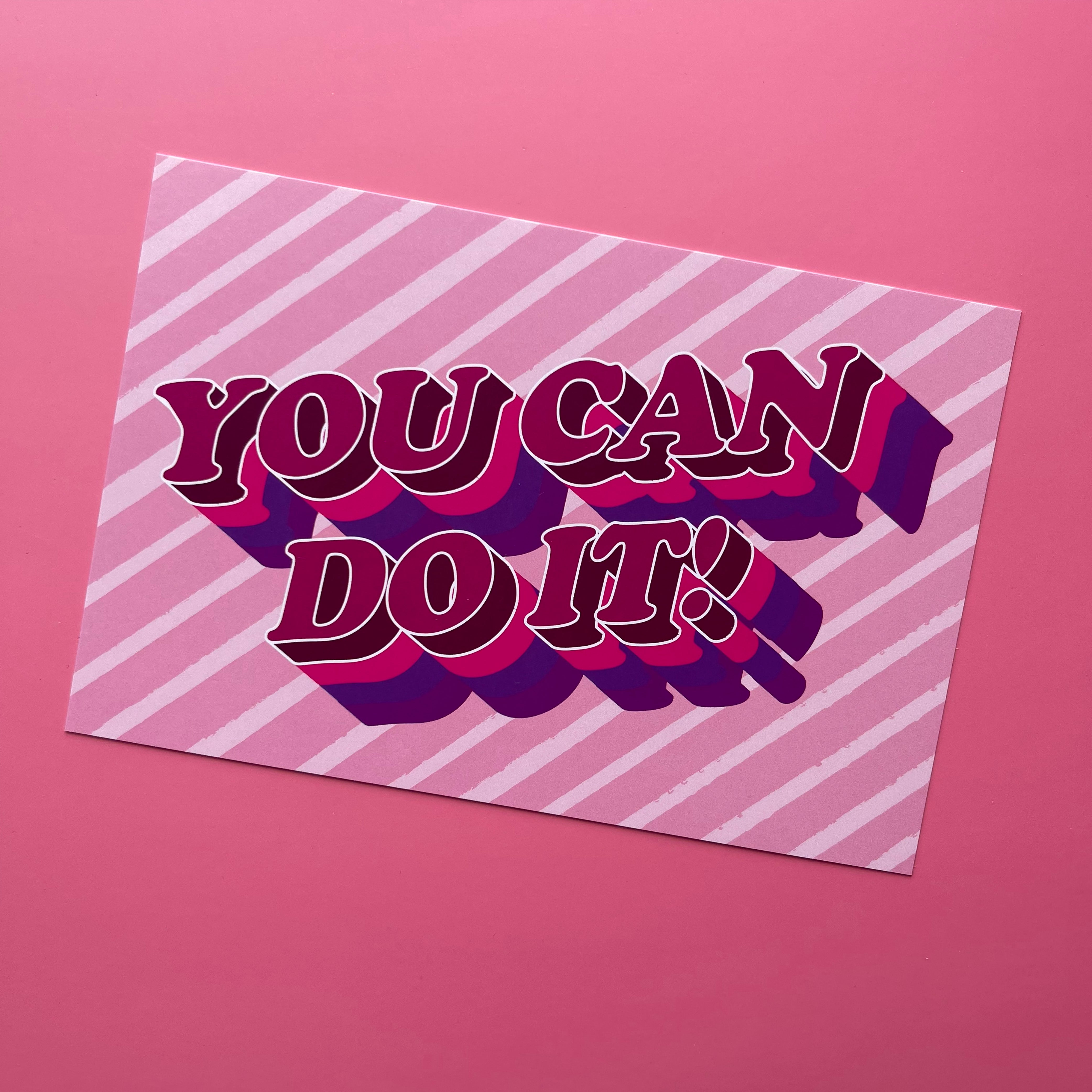 You Can Do It - Echo - Postcard