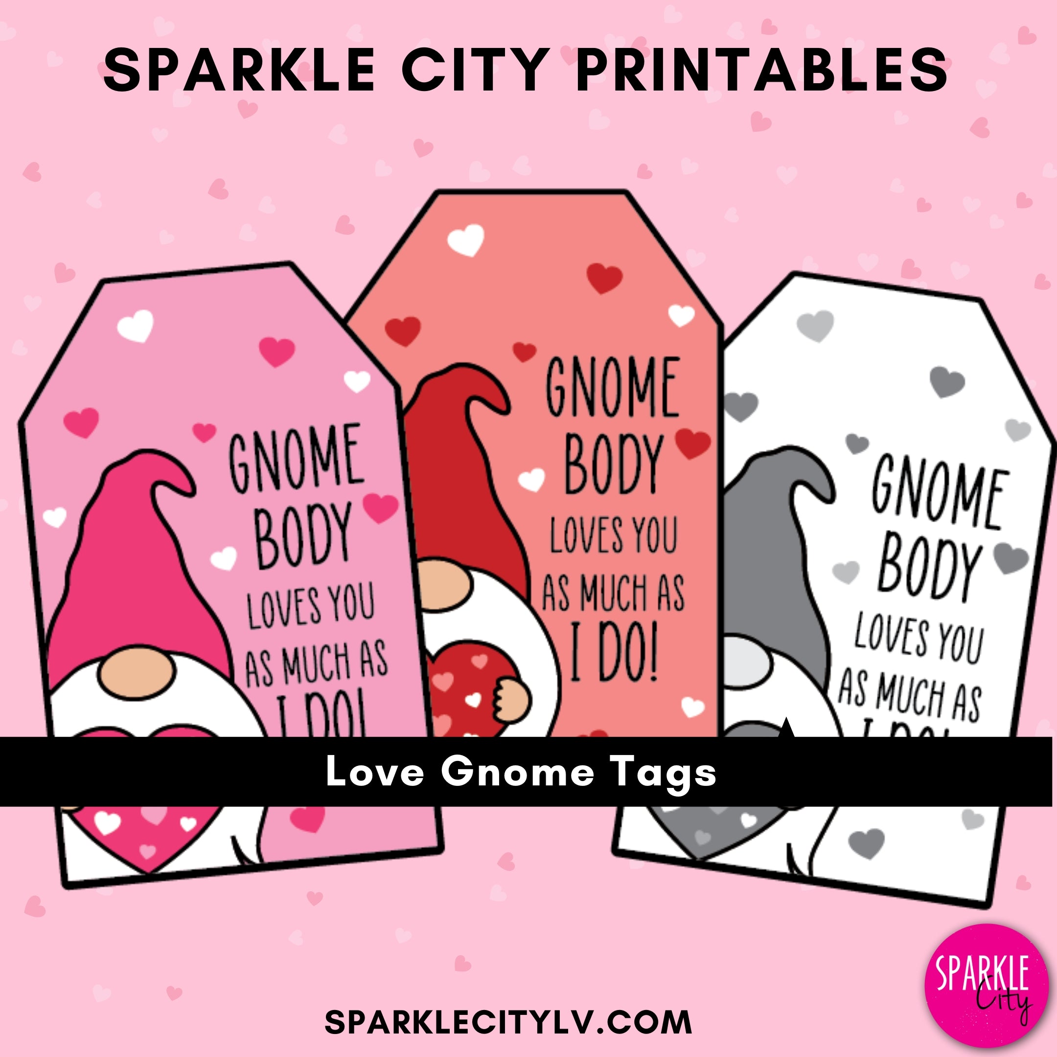 Love Gnomes - Printable Tags