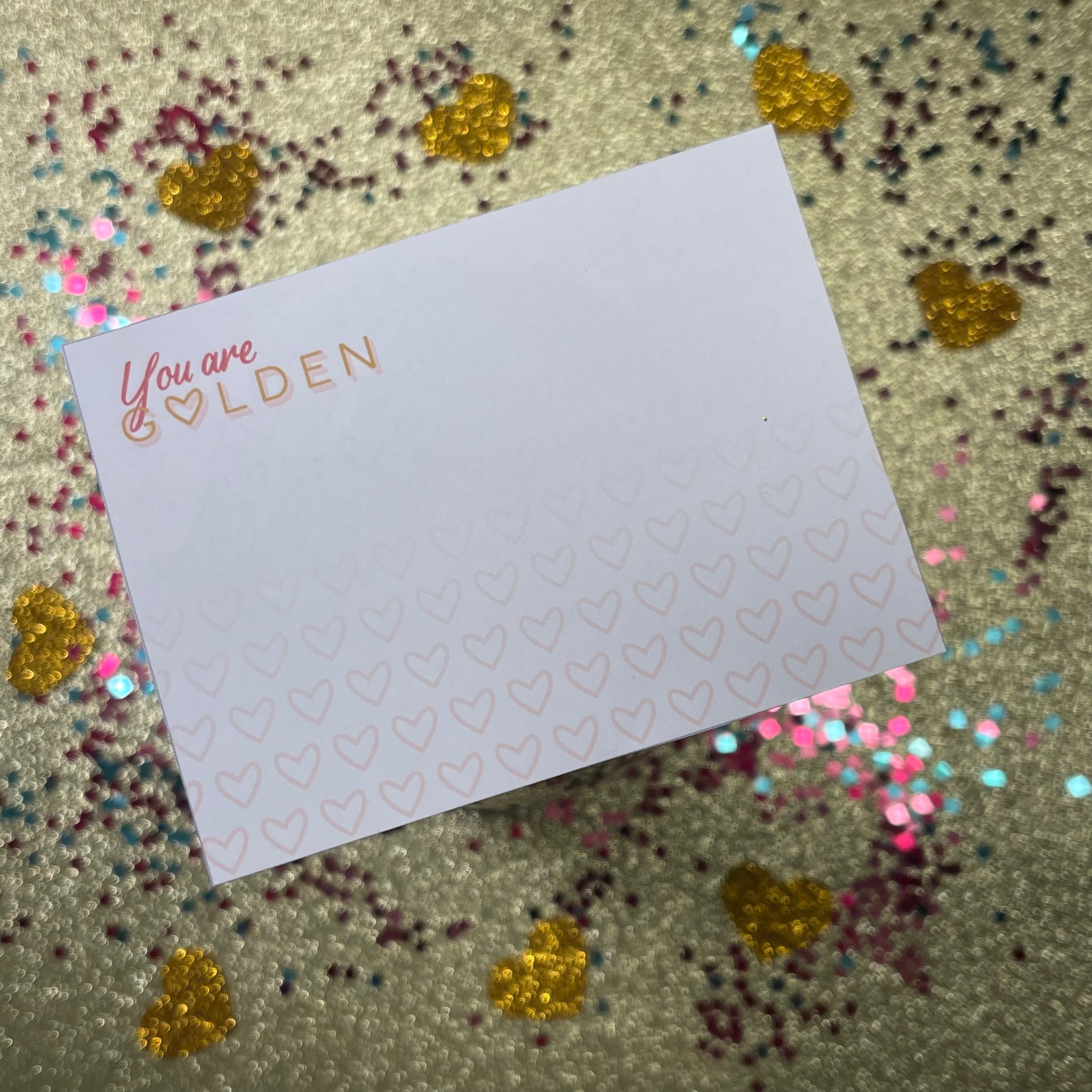 You Are Golden - Sticky Note™ 4" X 3" Pad, 50 sheet