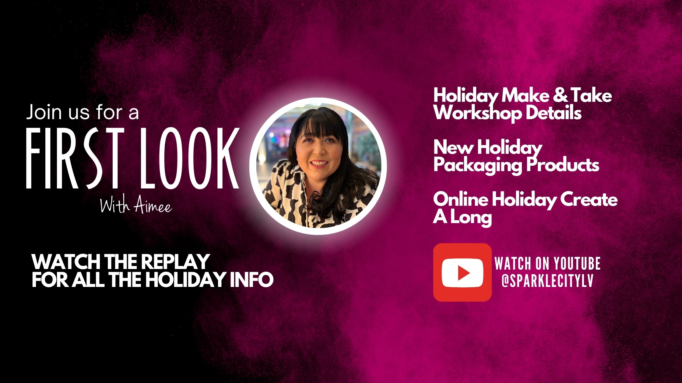 Holiday Make & Take Workshop Details