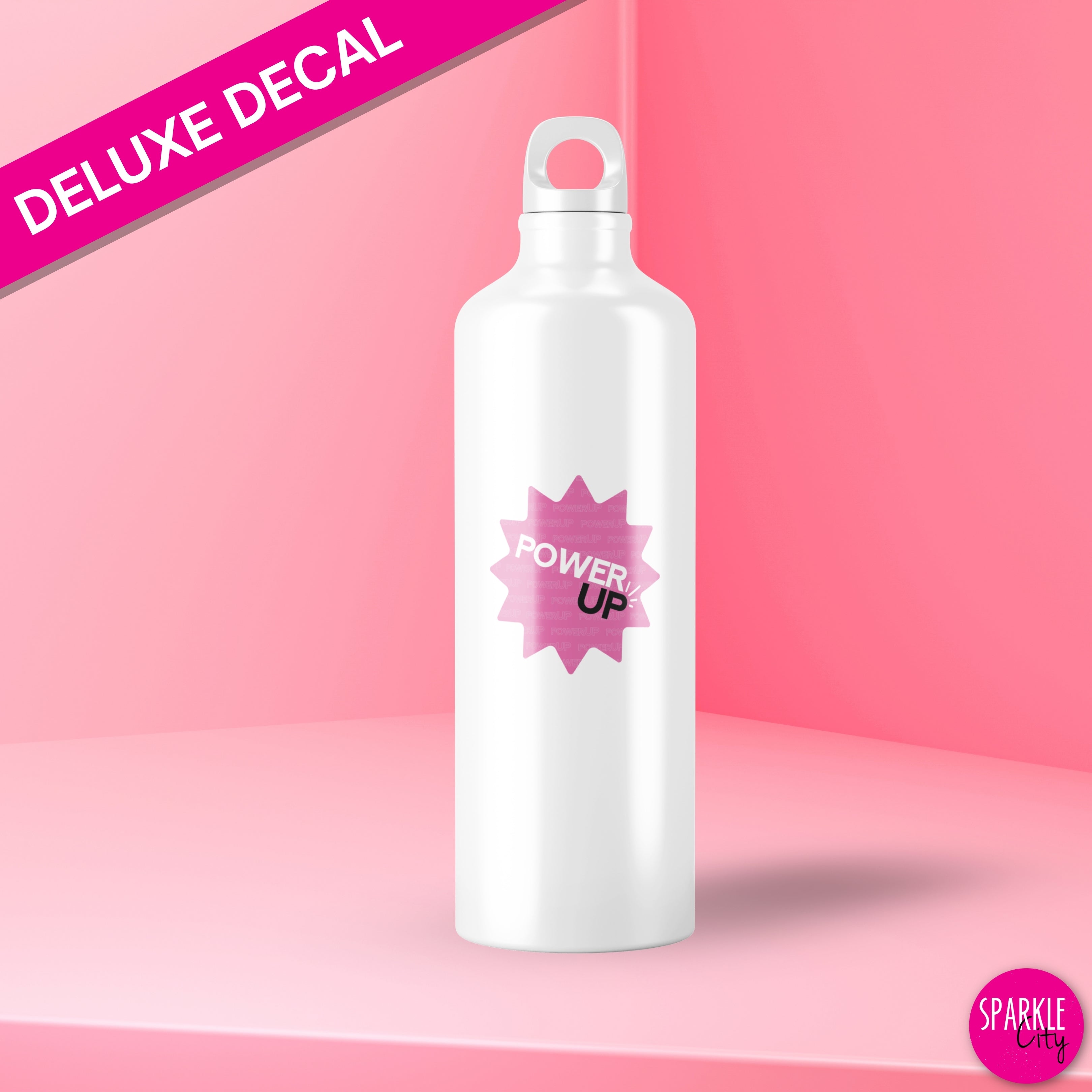 Power UP - Pink Burst - Single Deluxe Decal