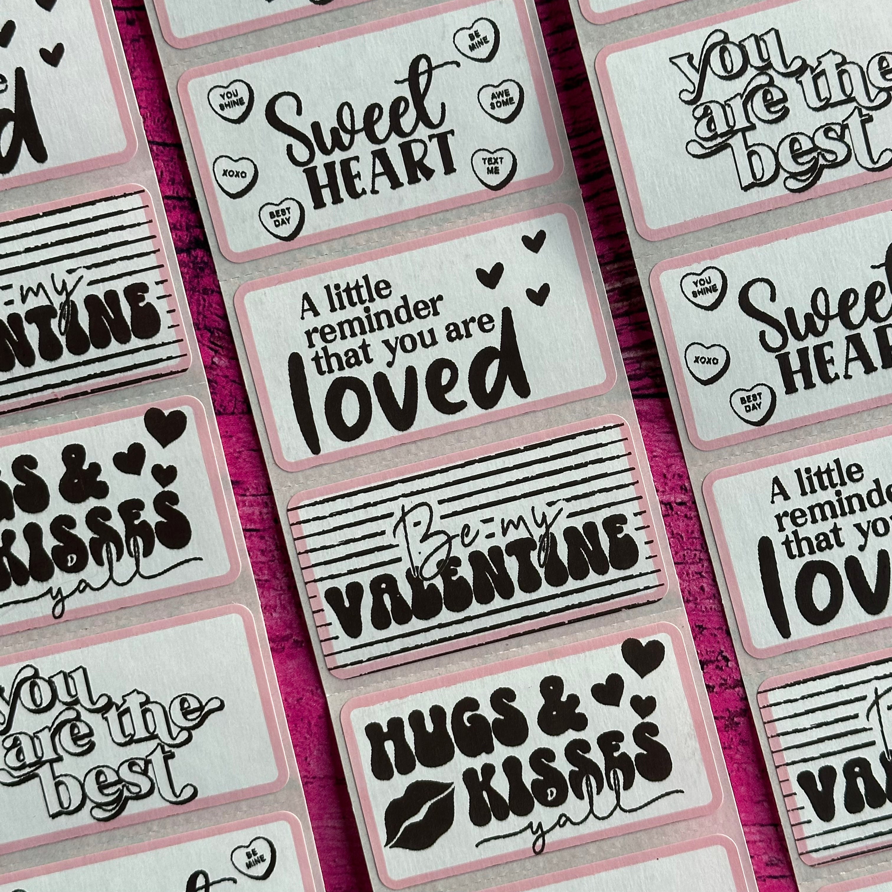 Valentines Variety Pack - Strip Stickers