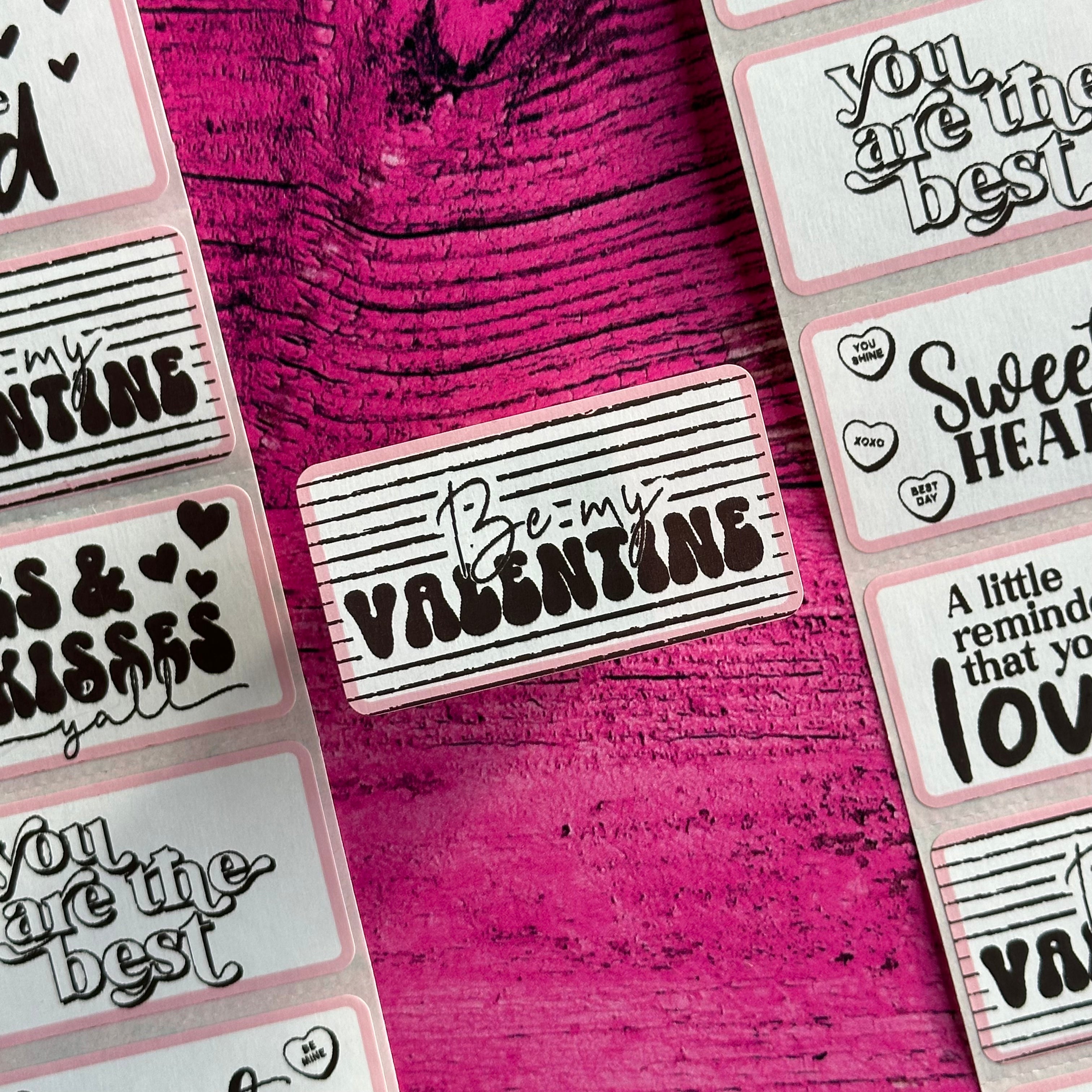 Valentines Variety Pack - Strip Stickers