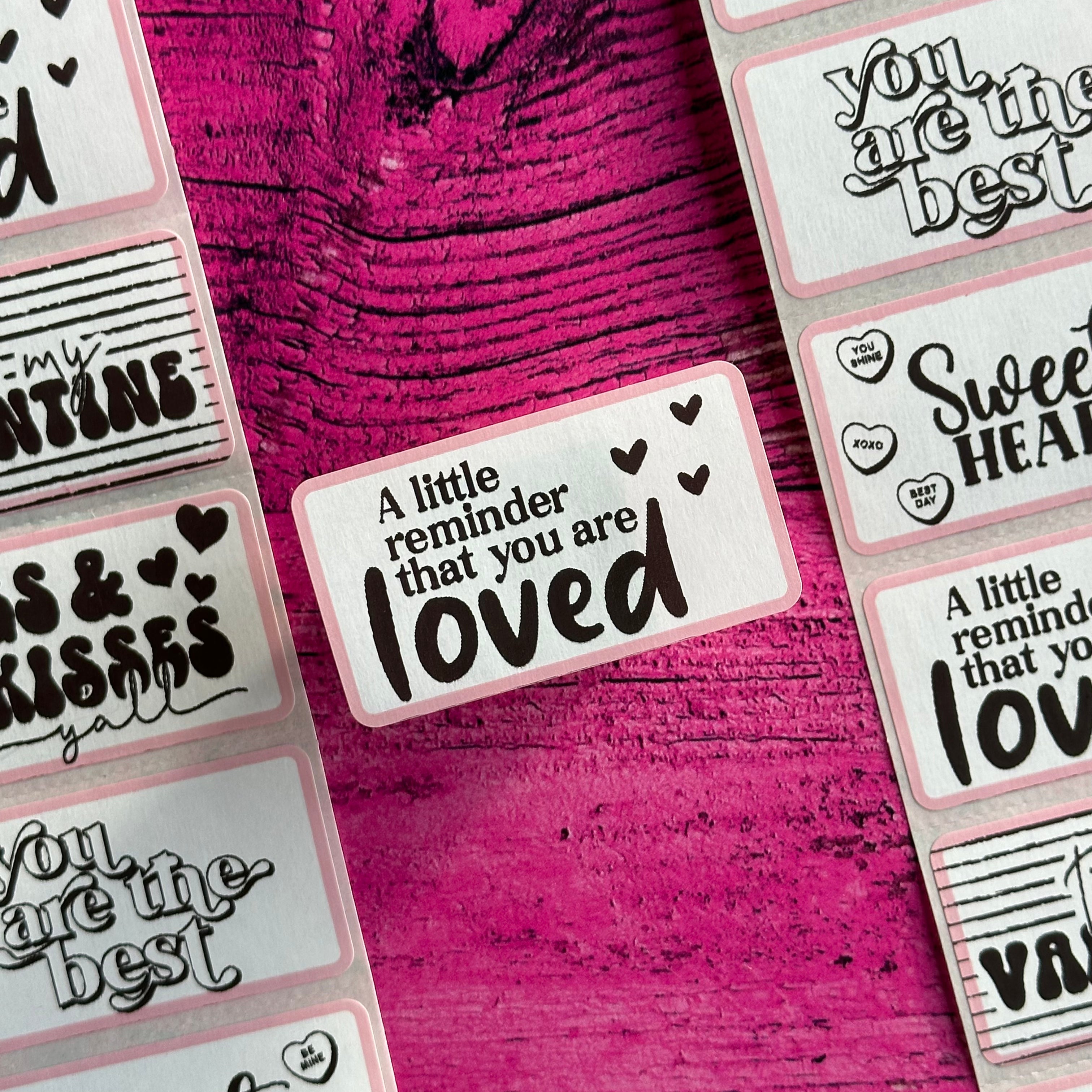 Valentines Variety Pack - Strip Stickers