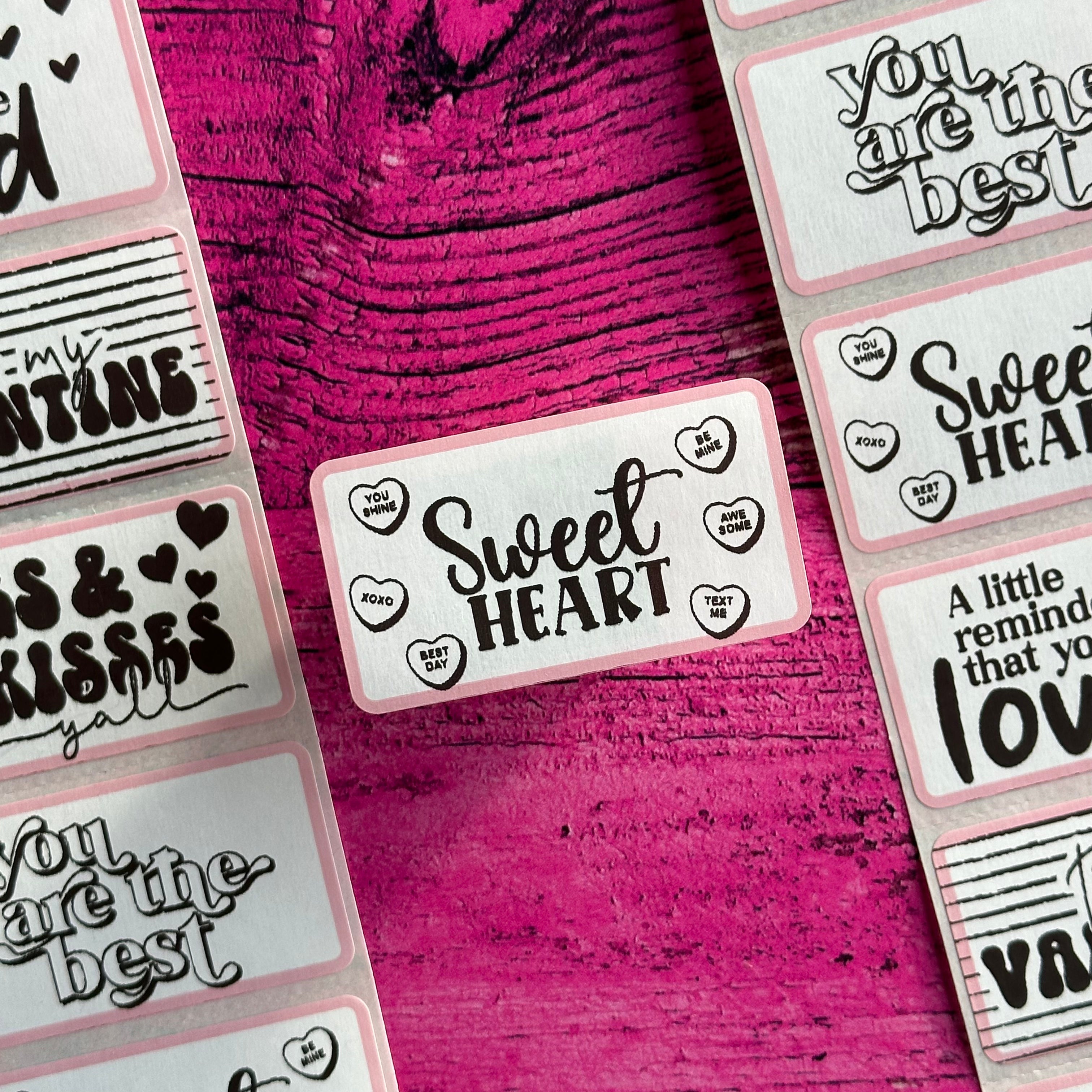 Valentines Variety Pack - Strip Stickers