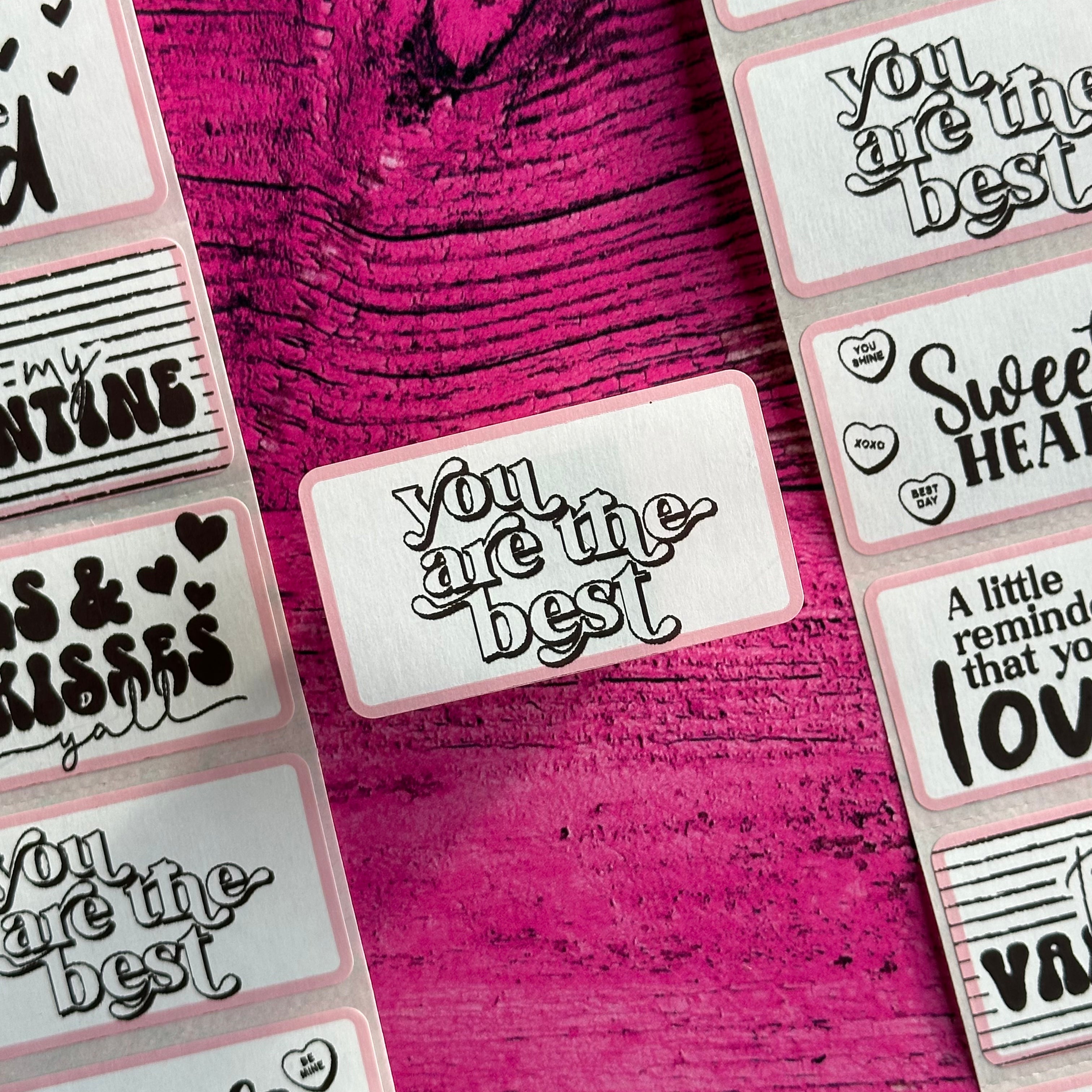 Valentines Variety Pack - Strip Stickers