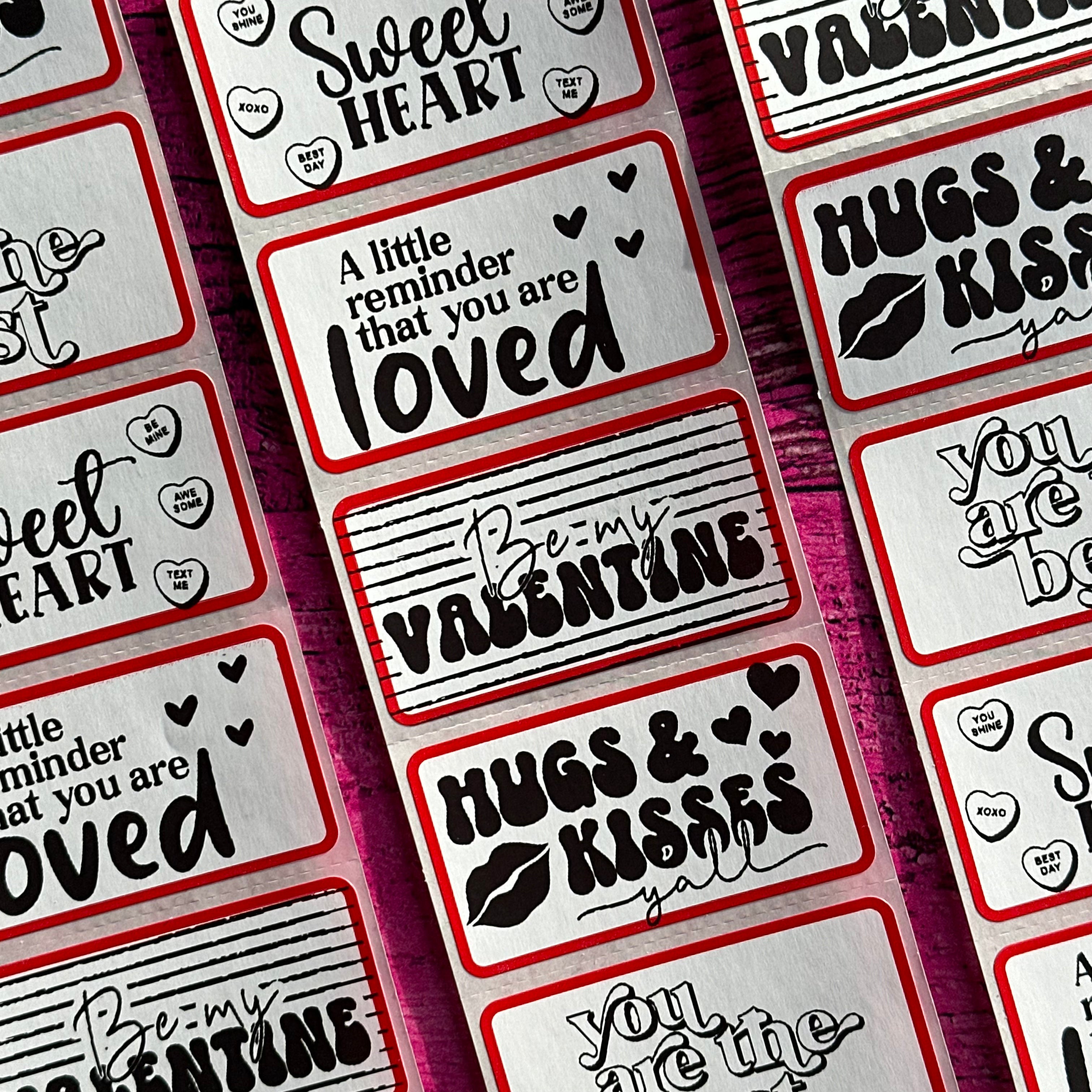 Valentines Variety Pack - Strip Stickers