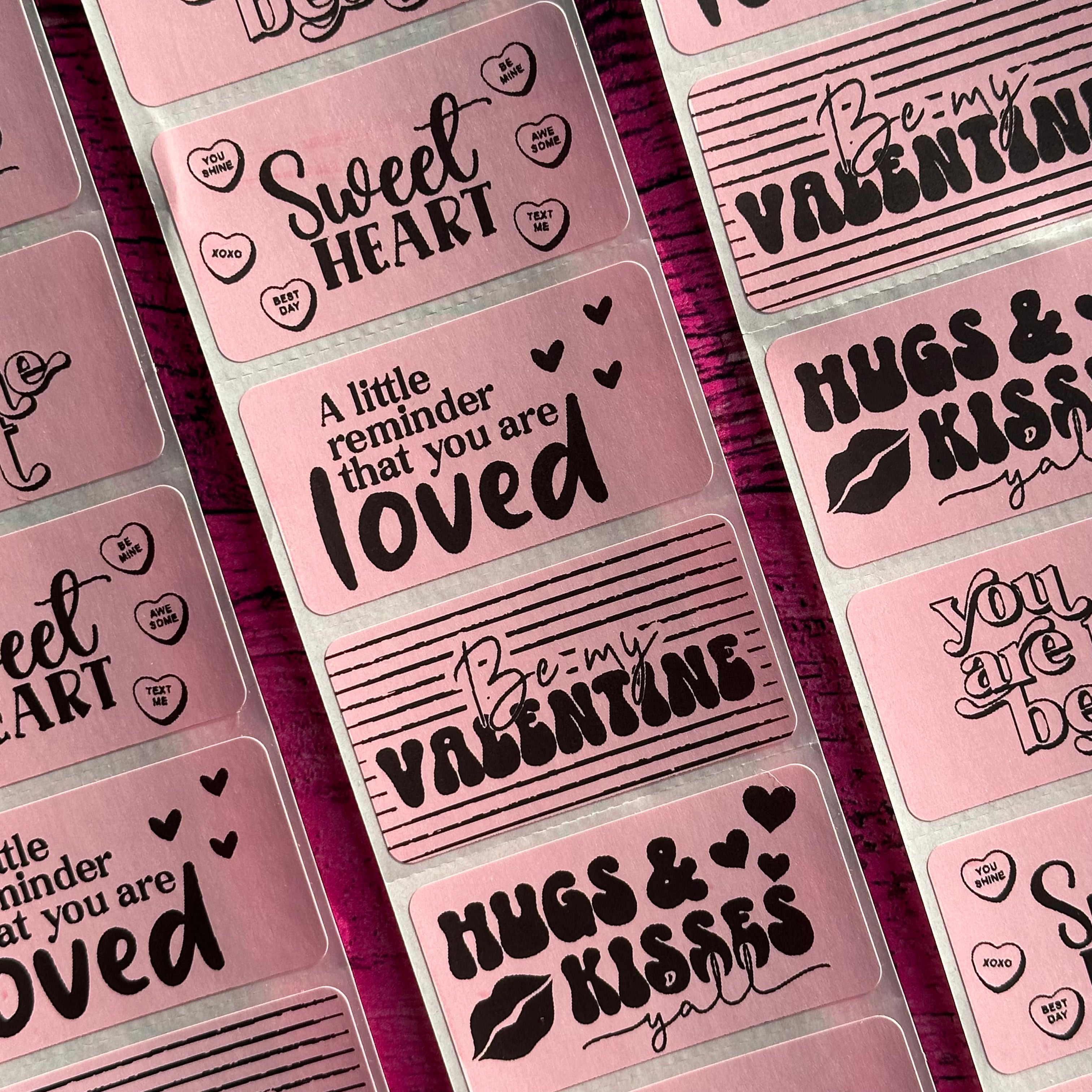 Valentines Variety Pack - Strip Stickers