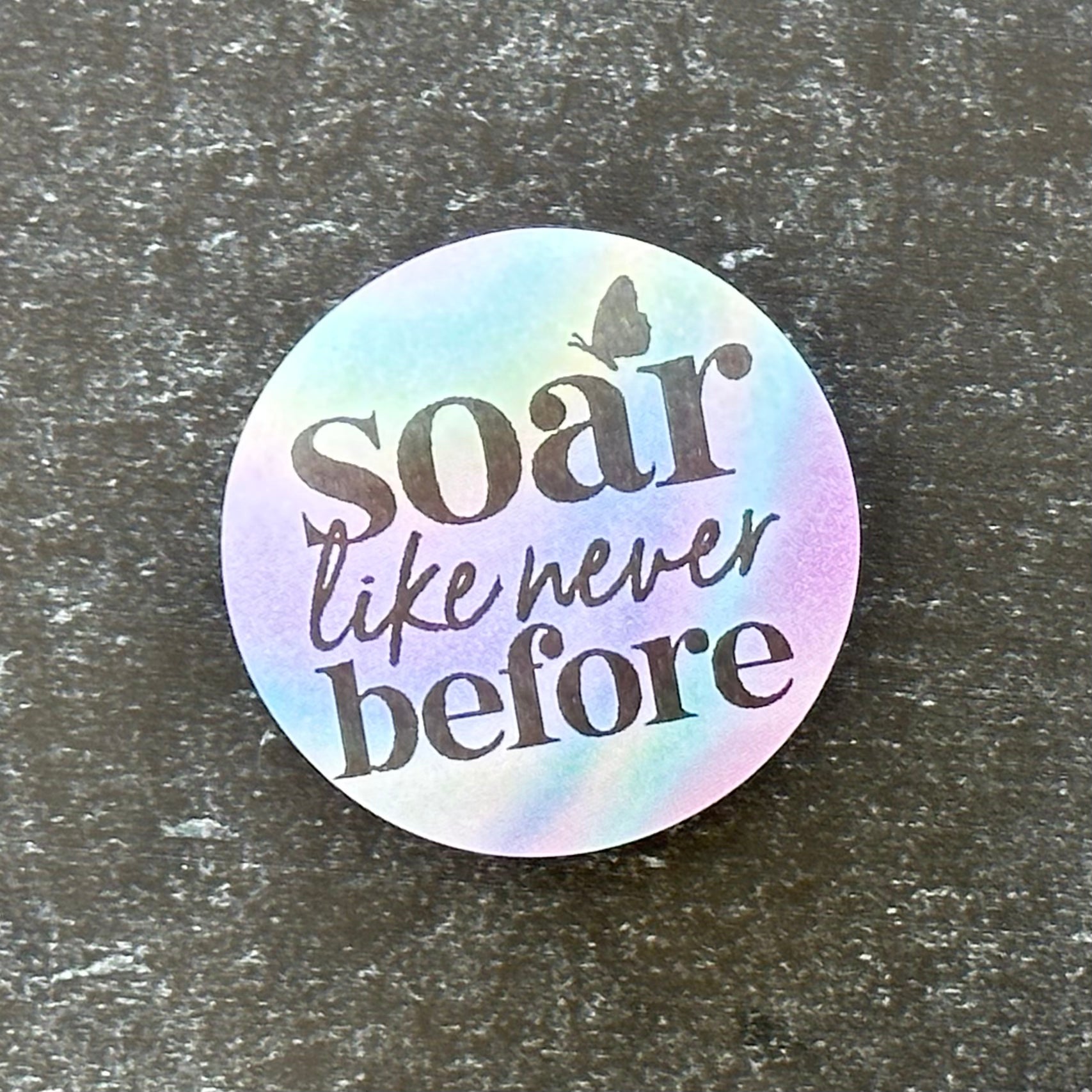 Soar Like Never Before - Gradient Circle Strip Stickers