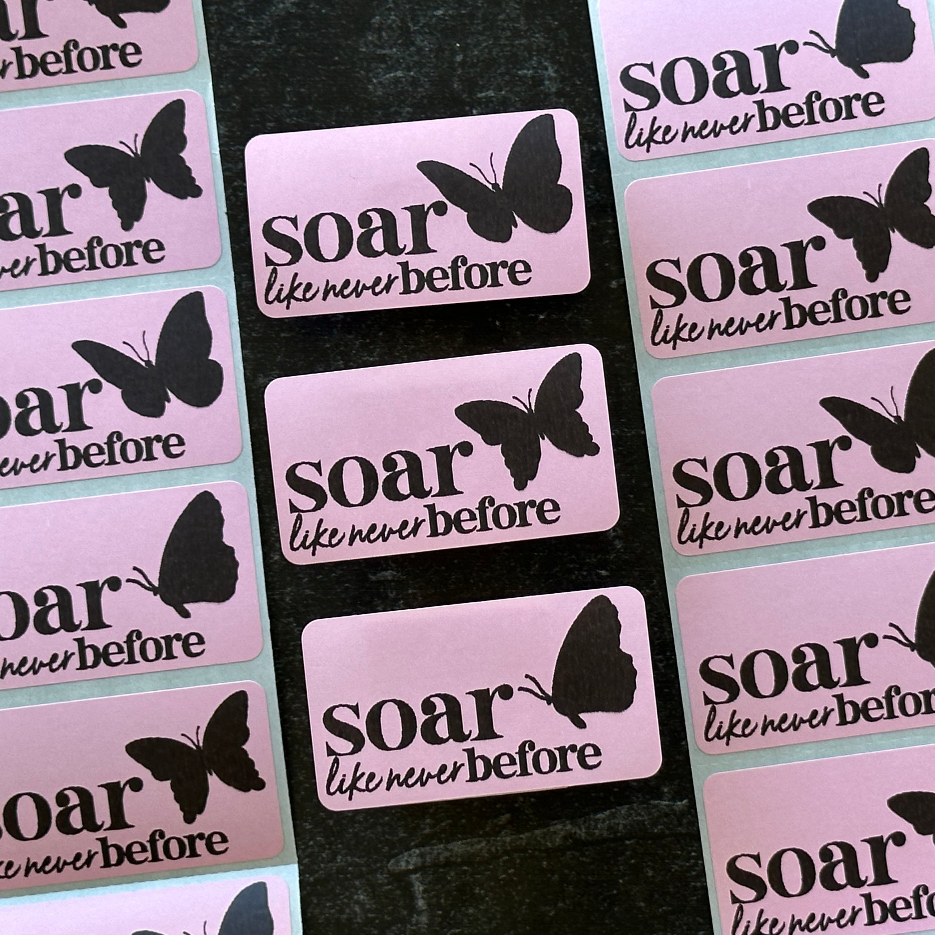 Soar Like Never Before Butterfly Variety - Strip Stickers