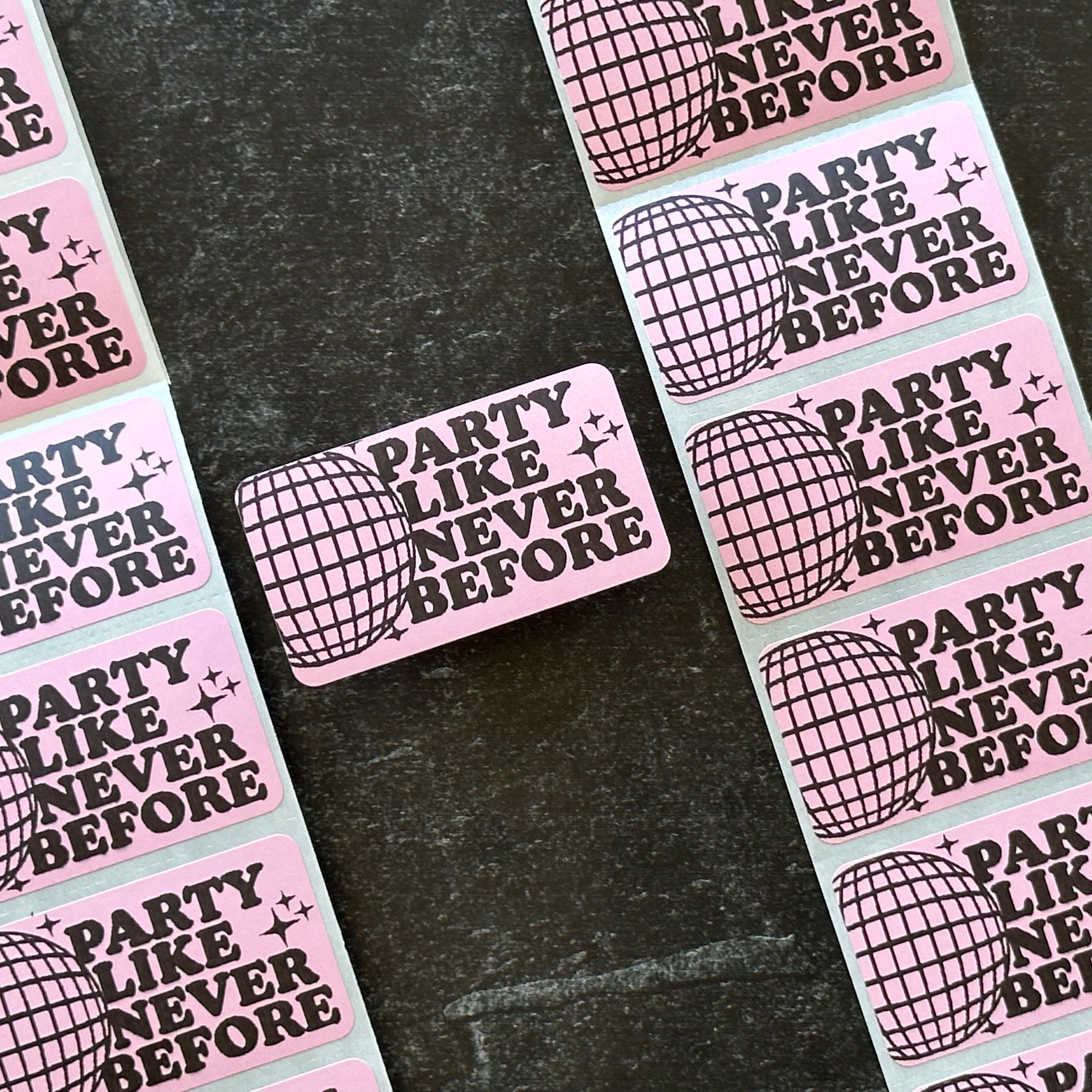 Party Like Never Before - Strip Stickers