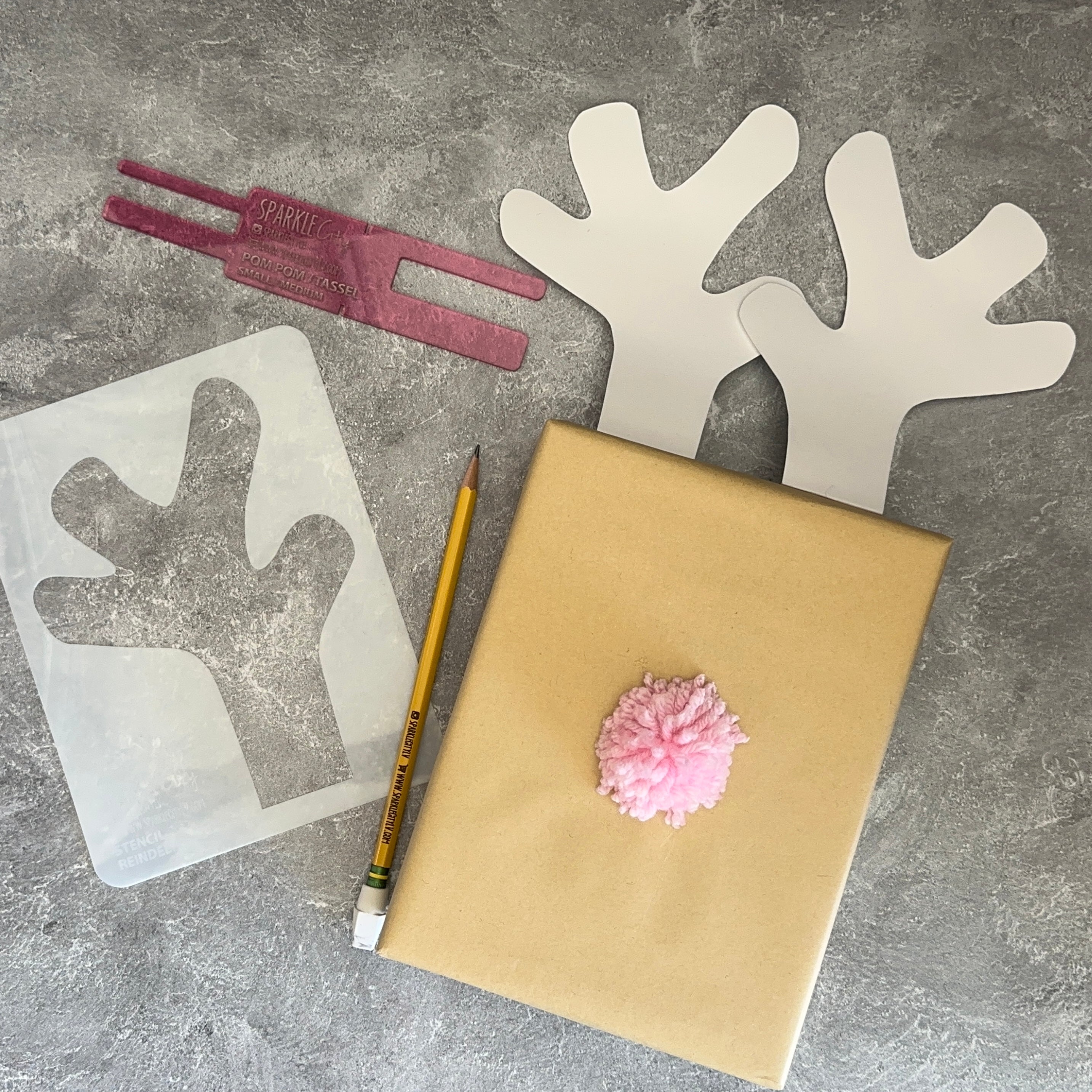 Reindeer Antler Stencil