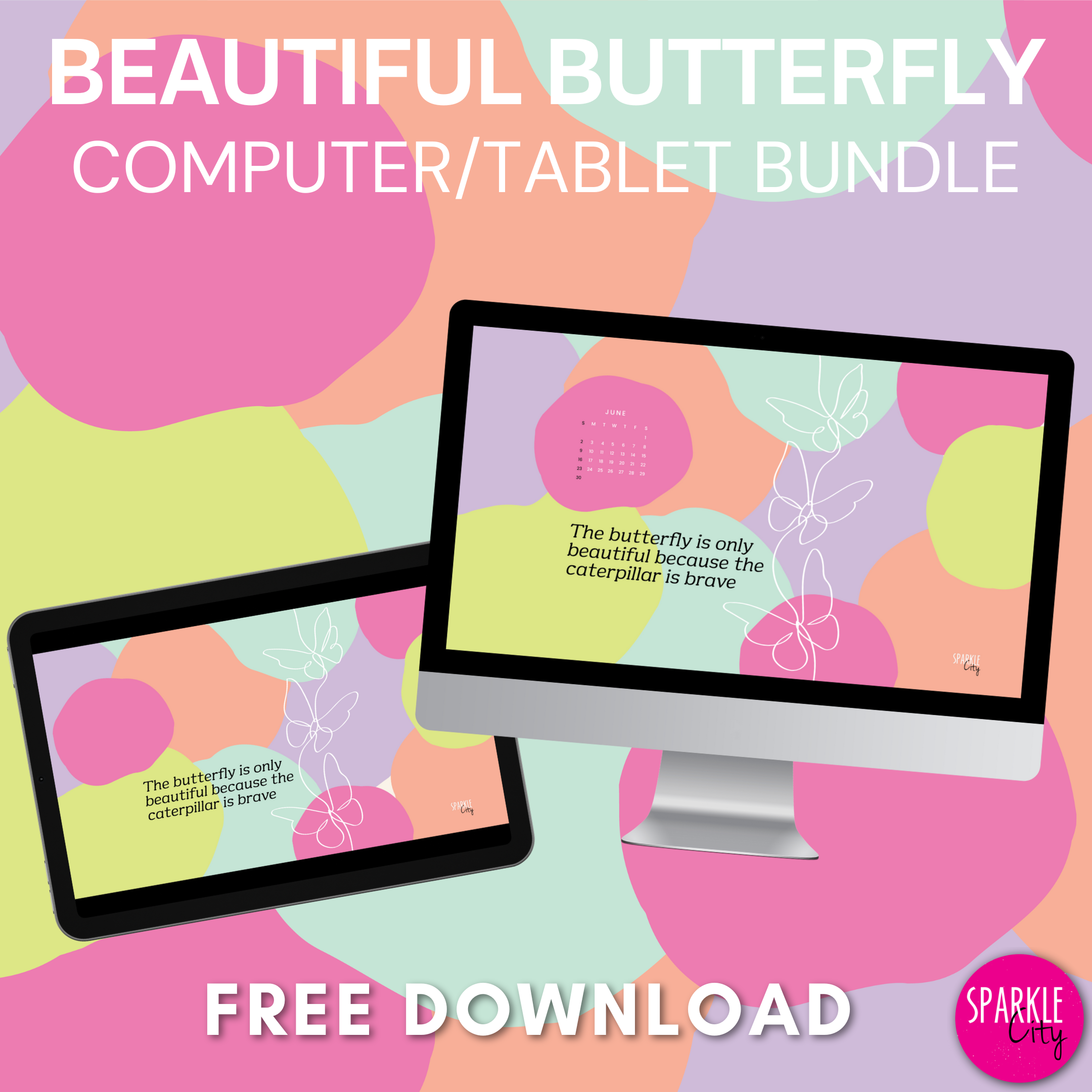 Beautiful Butterfly - Computer Wallpapers Bundle