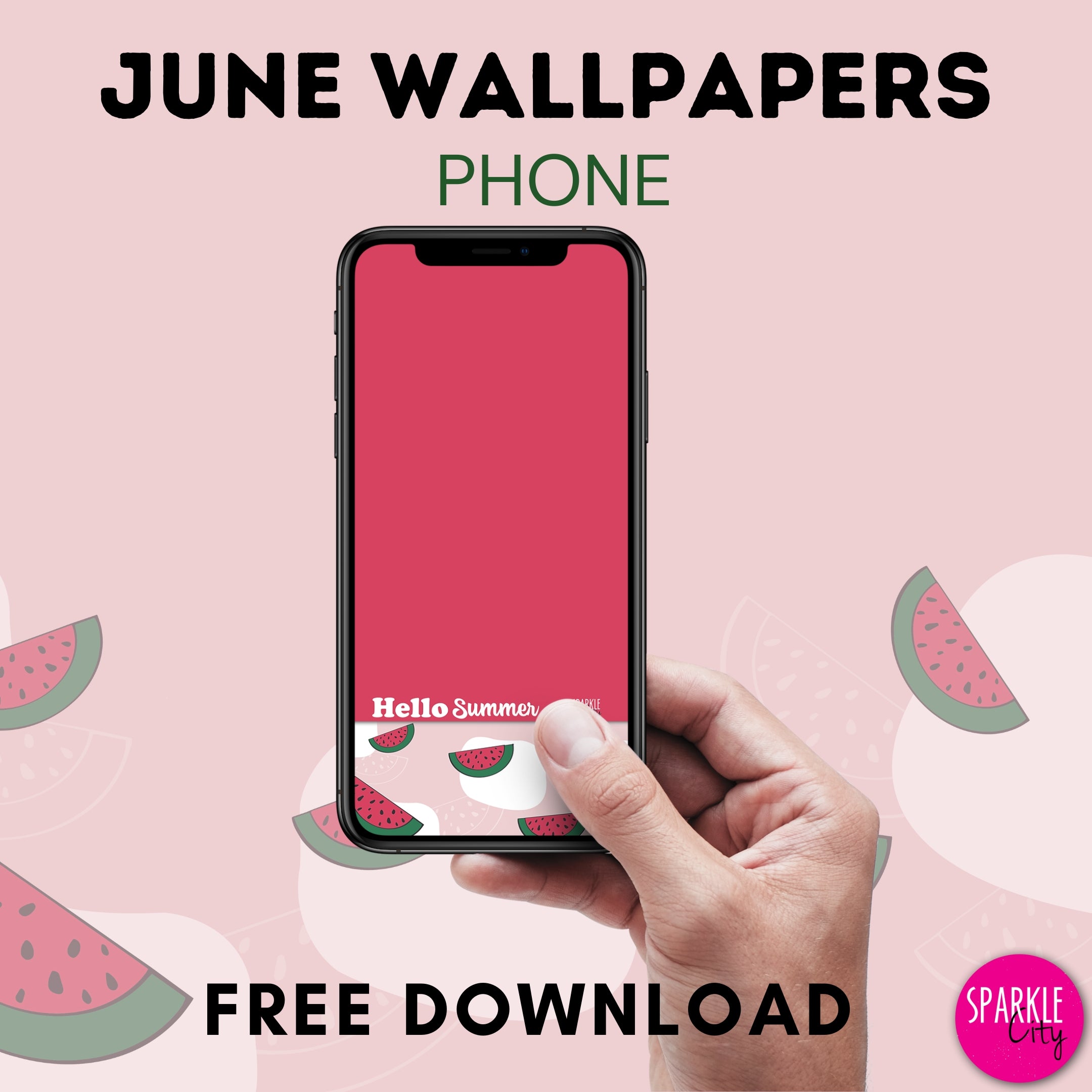 June 2023 - Hello Summer Wallpapers - Phone Main Screen