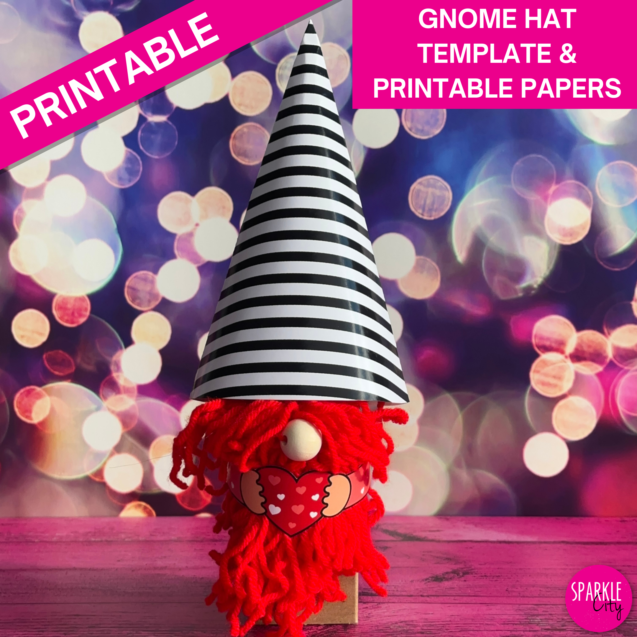 Gnome Hats - Printable Collection