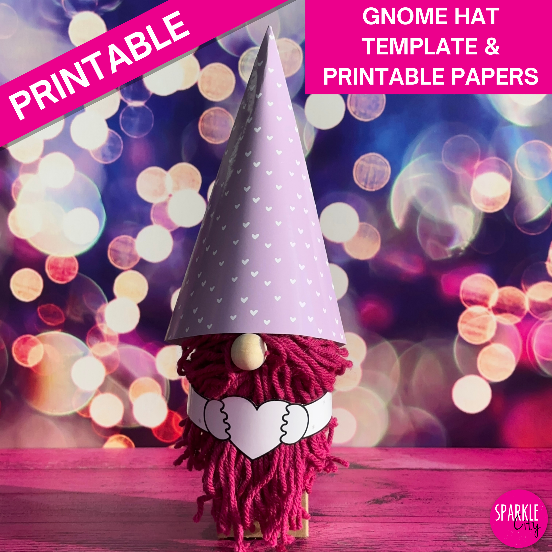 Gnome Hats - Printable Collection