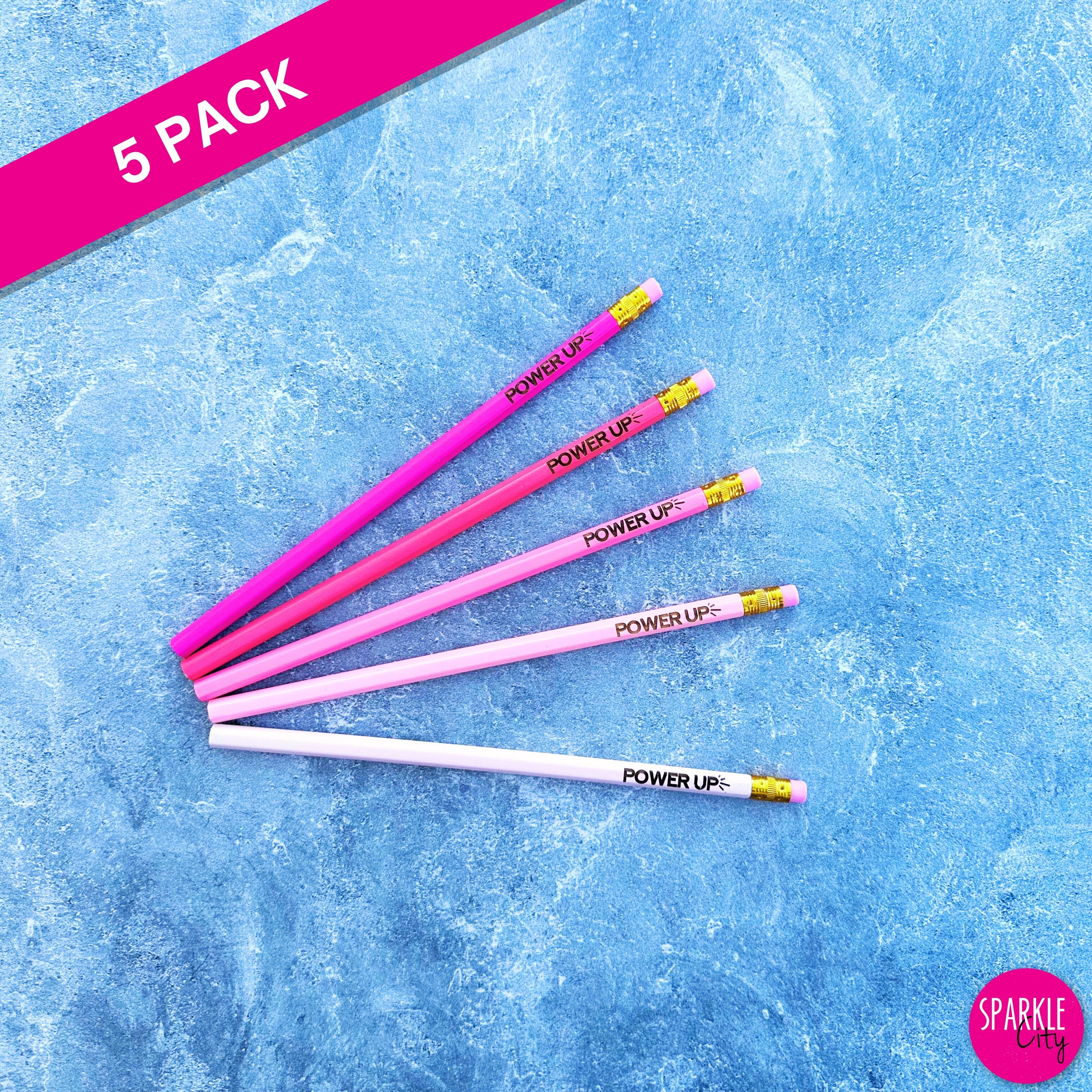 Power UP - Pencils - 5 Pack