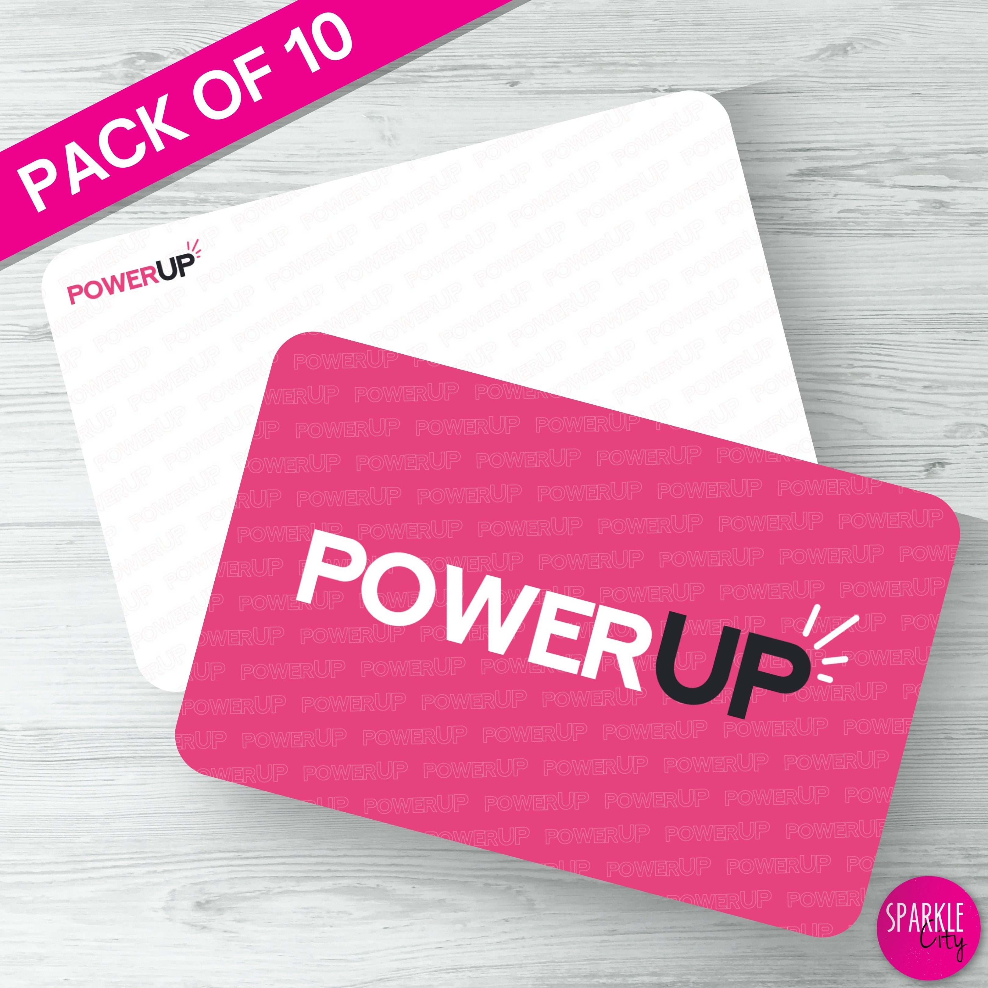 Power UP - Pink - Postcard