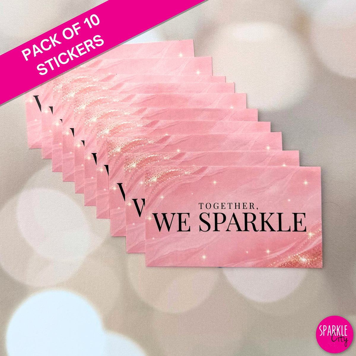 Together We Sparkle - Rectangle Sticker
