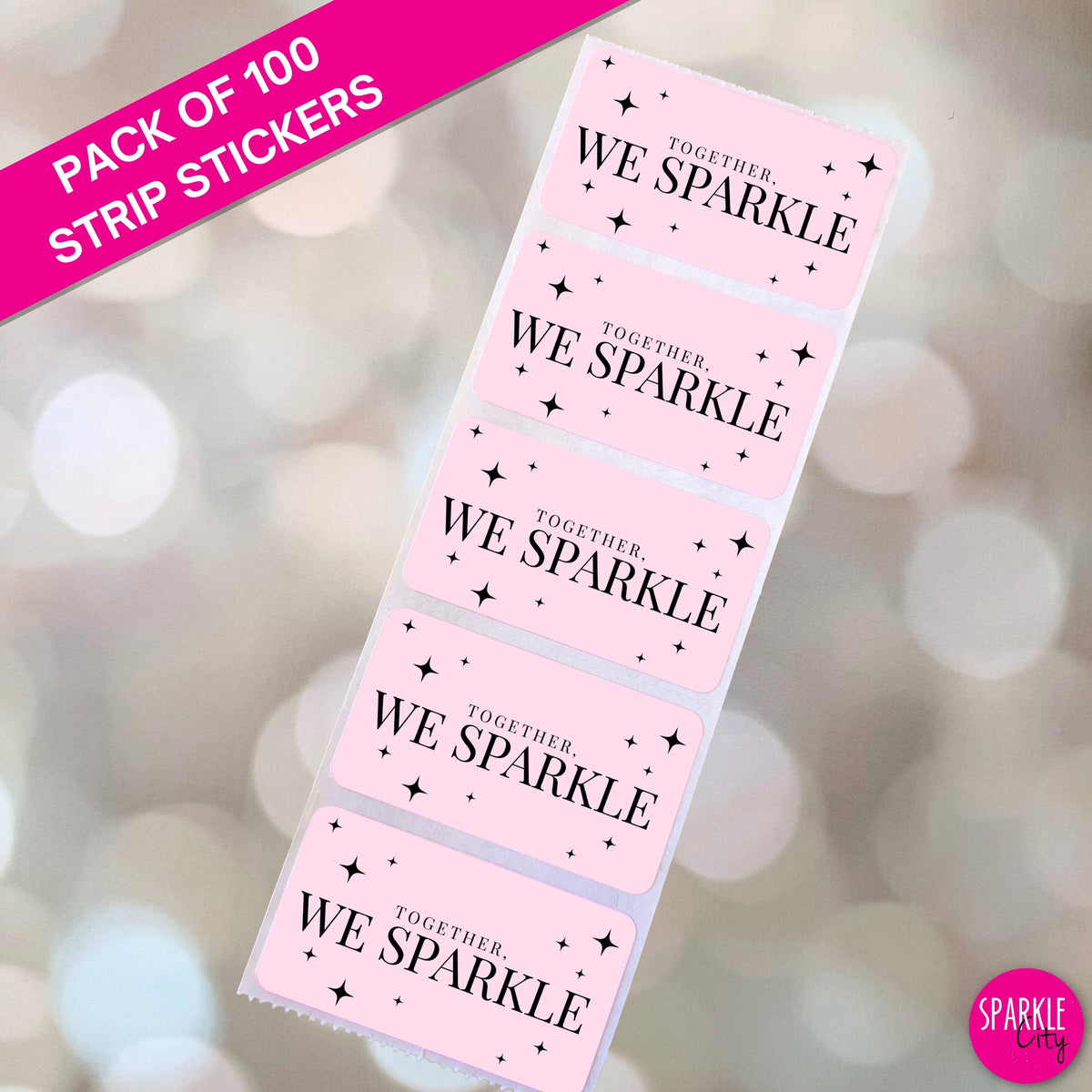 Together We Sparkle - Strip Stickers