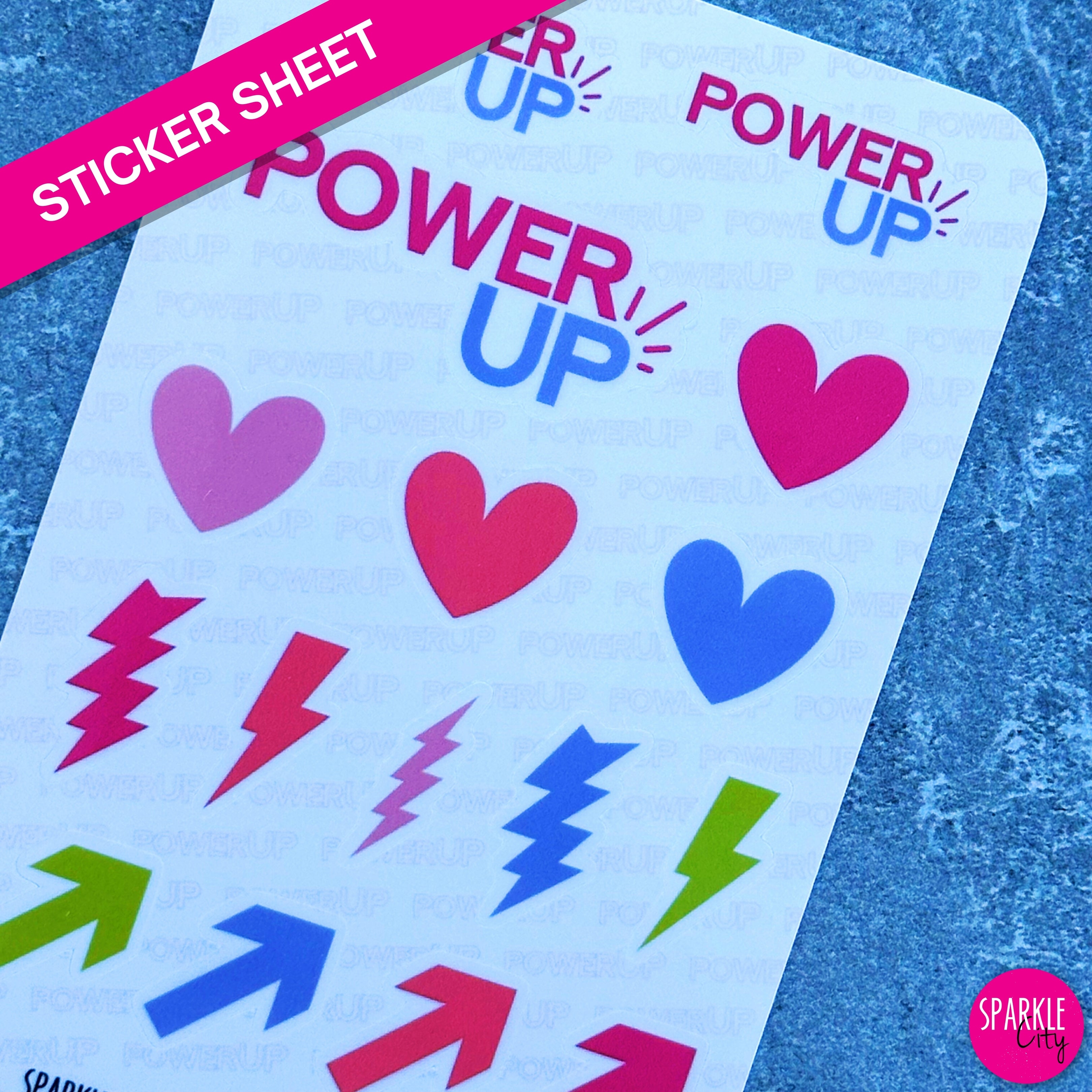 Power UP - Sticker Sheet