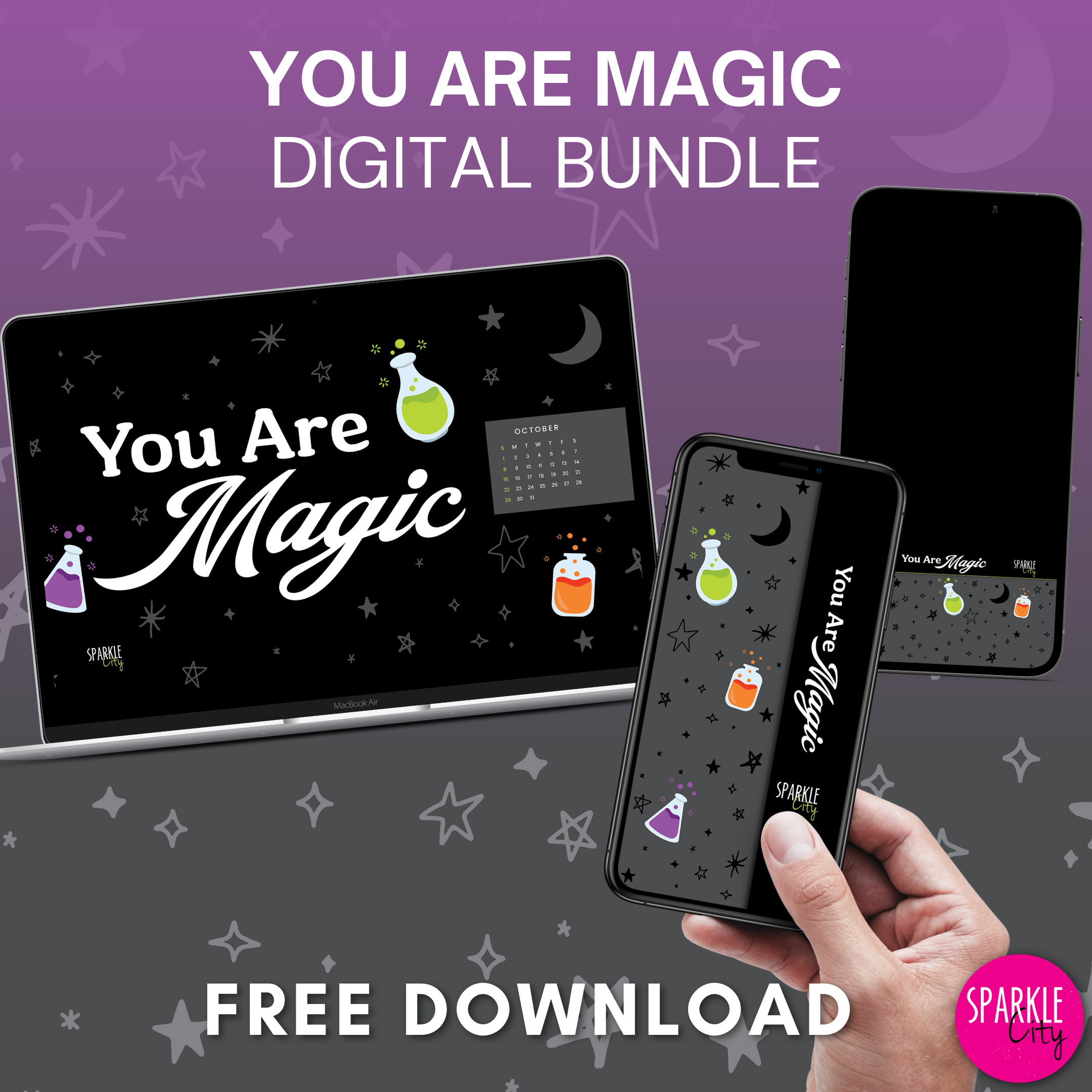 You Are Magic Wallpapers Bundle