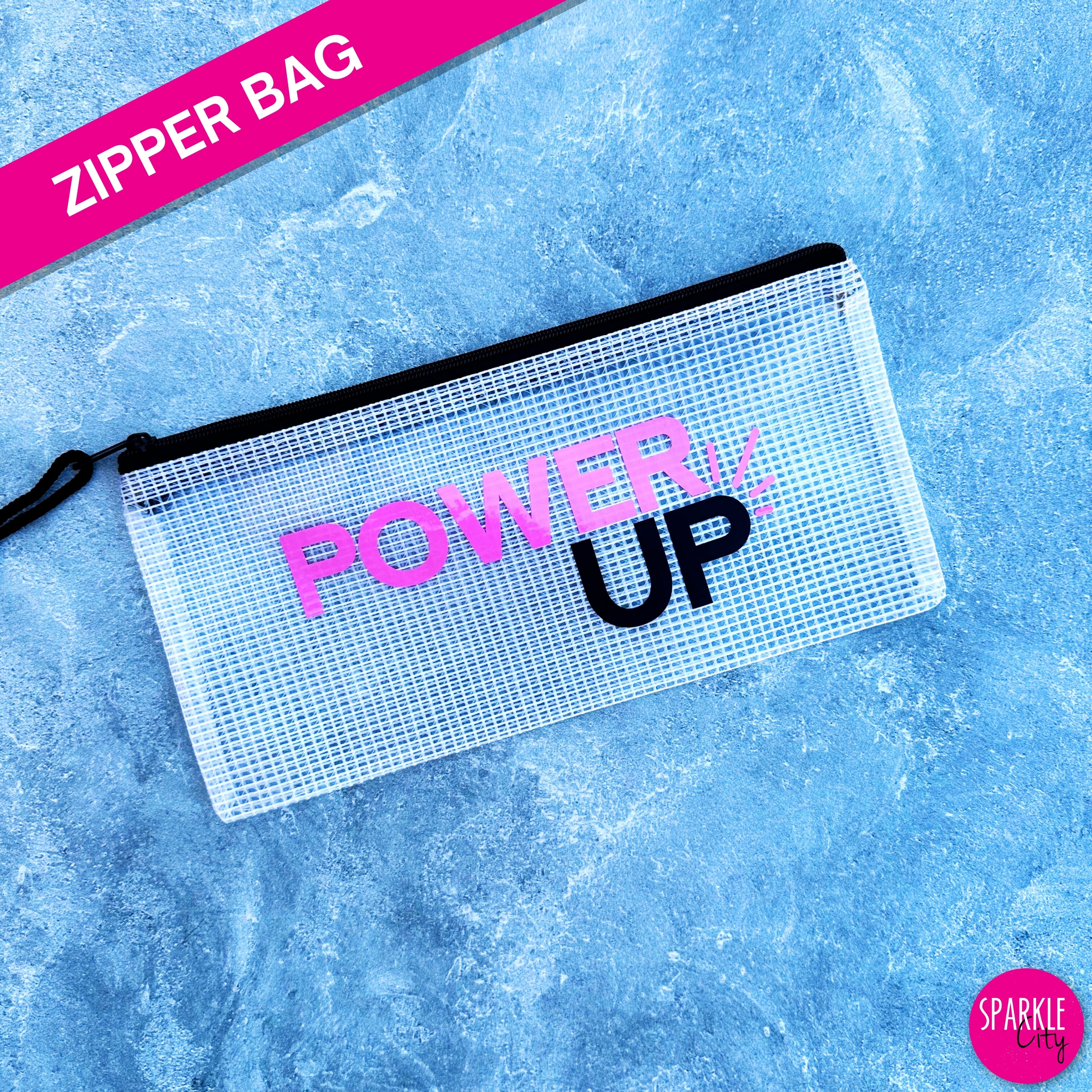 Power UP - Small Zipper Bag